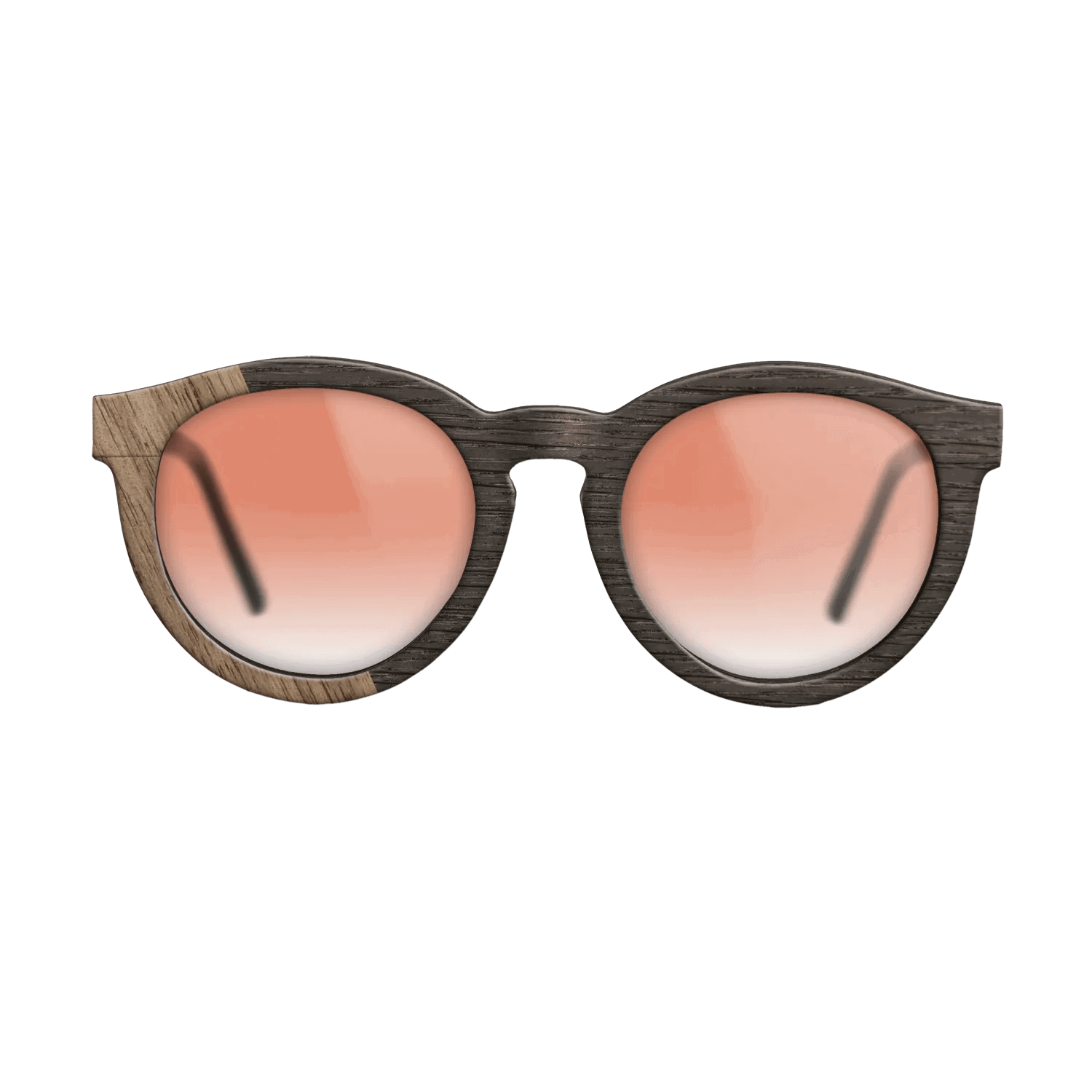 Fumed Oak,Walnut: Straight Grain: Bauhaus - The Rebel - Round - 1661 - SIRIS wood optic