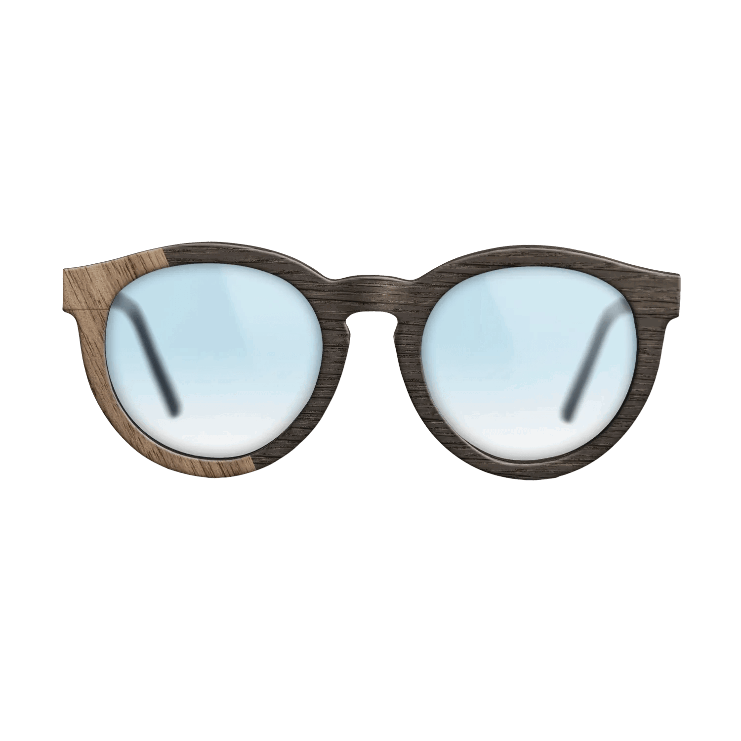 Fumed Oak,Walnut: Straight Grain: Bauhaus - The Rebel - Round - 1661 - SIRIS wood optic