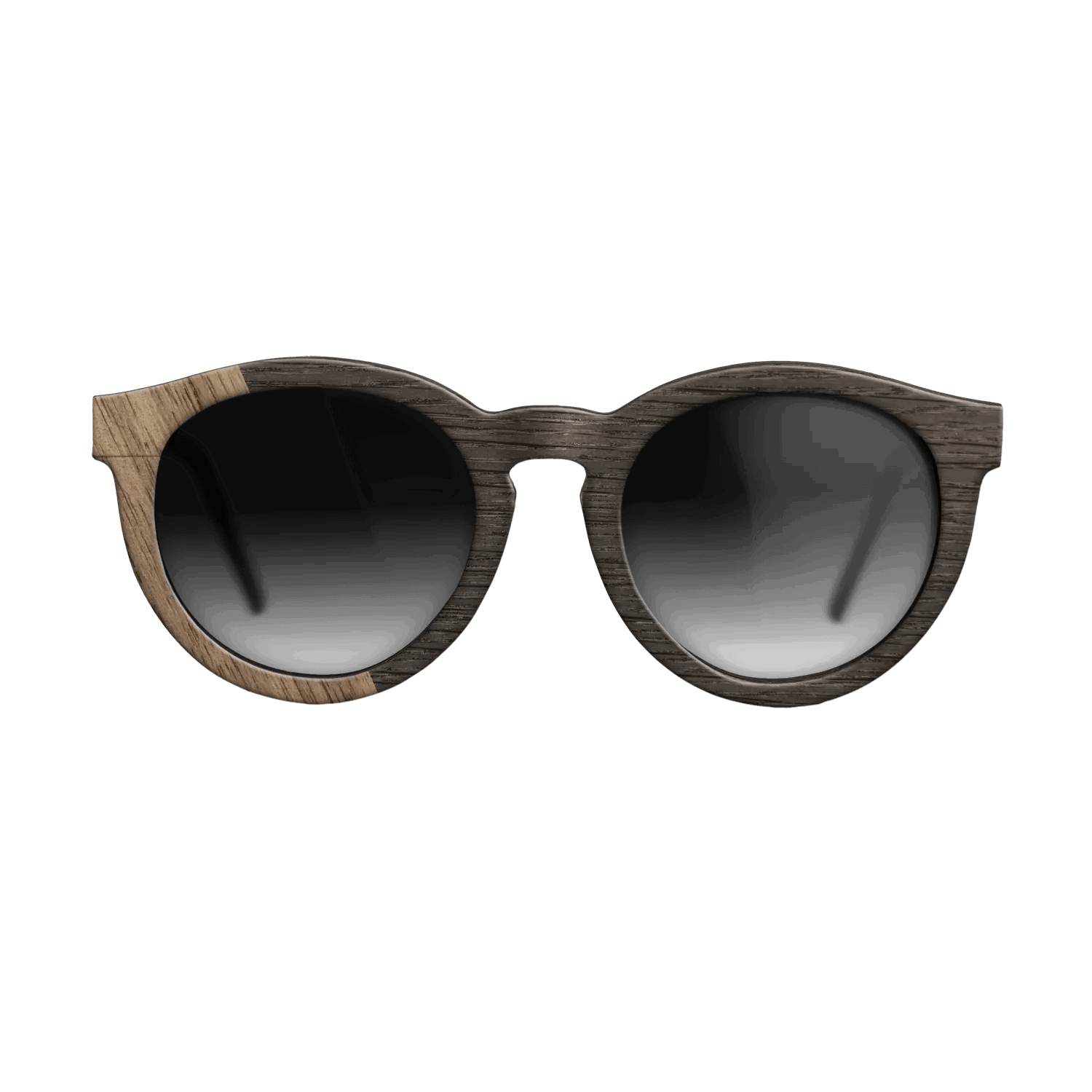 Fumed Oak,Walnut: Straight Grain: Bauhaus - The Rebel - Round - 1661 - SIRIS wood optic
