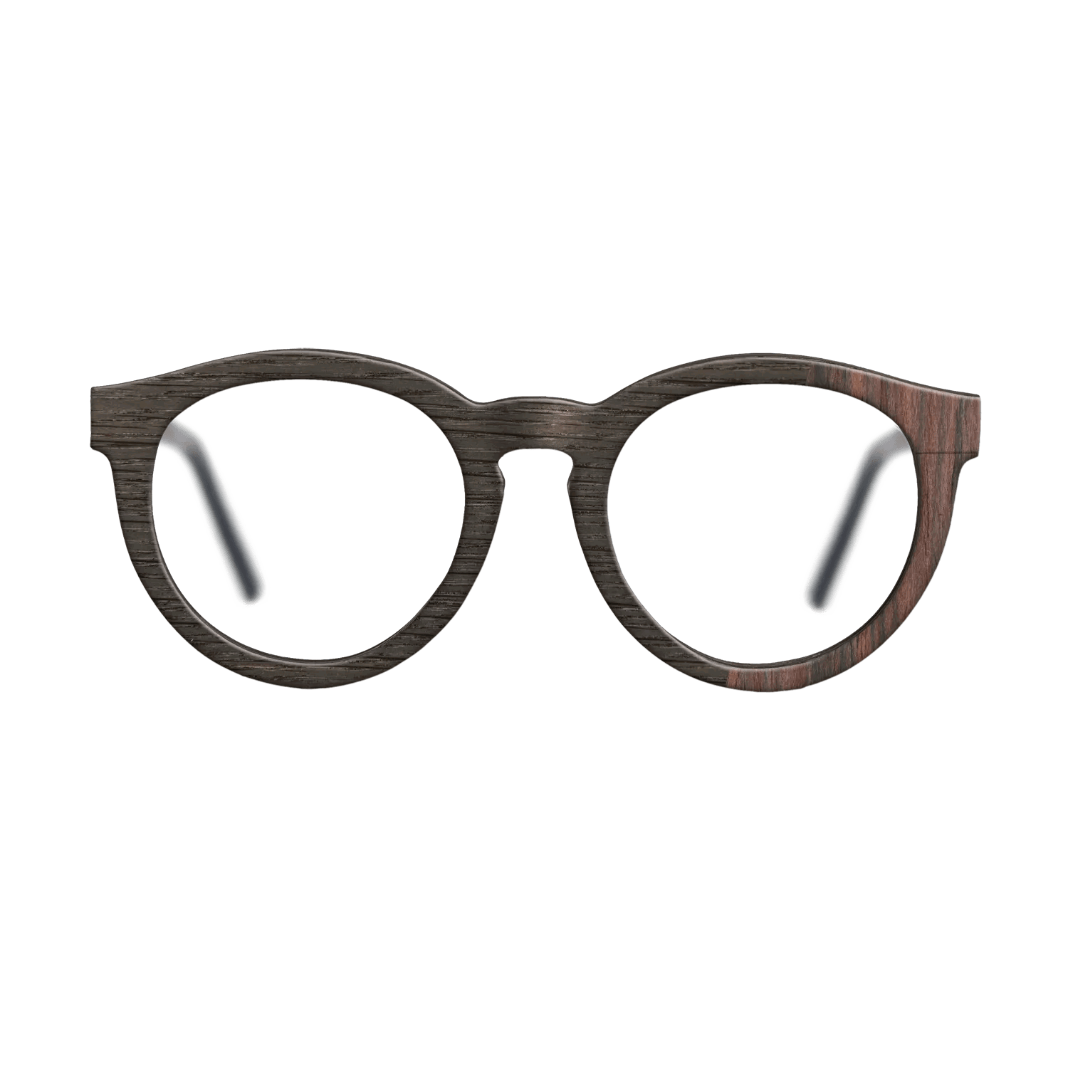 Fumed Oak,Walnut: Straight Grain: Bauhaus - The Rebel - Round - 1877 - SIRIS wood optic