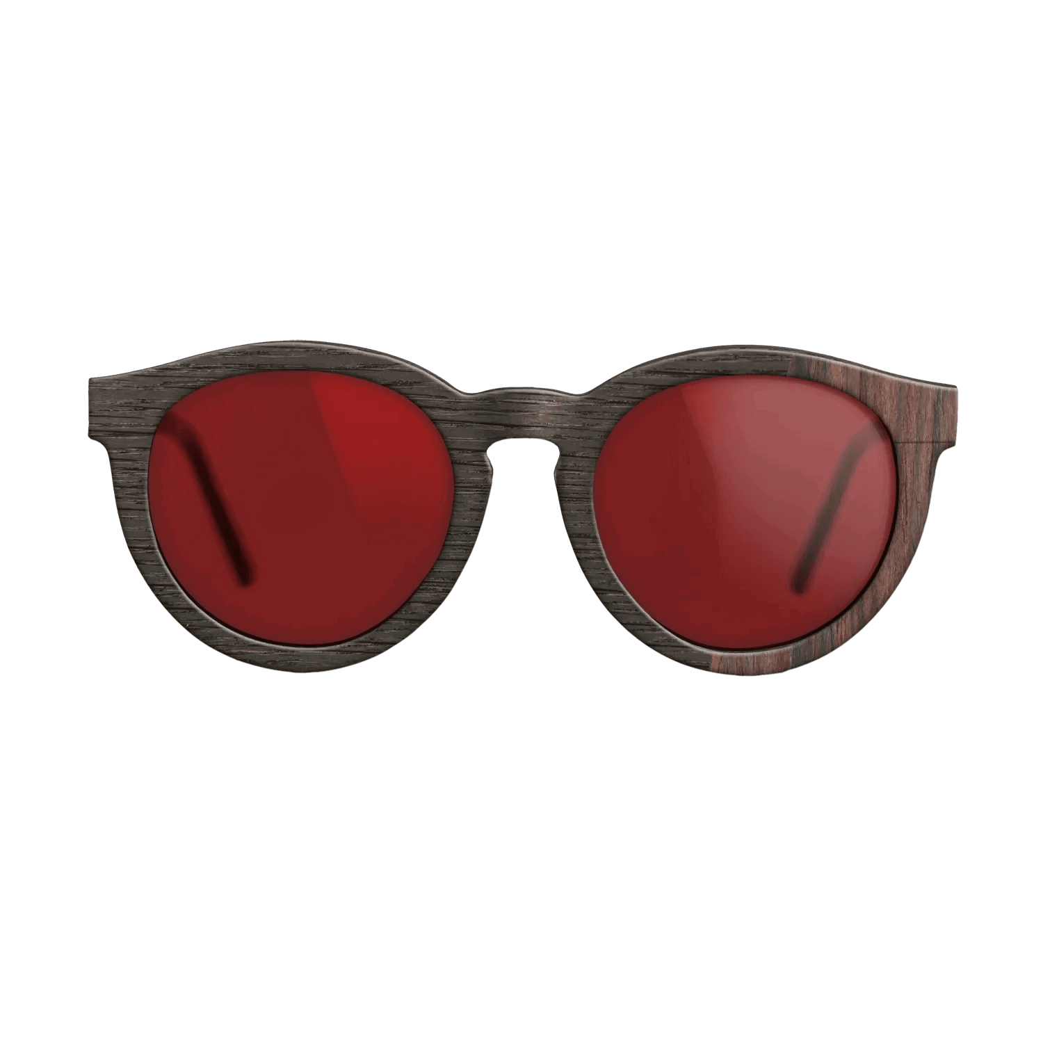 Fumed Oak,Walnut: Straight Grain: Bauhaus - The Rebel - Round - 1877 - SIRIS wood optic