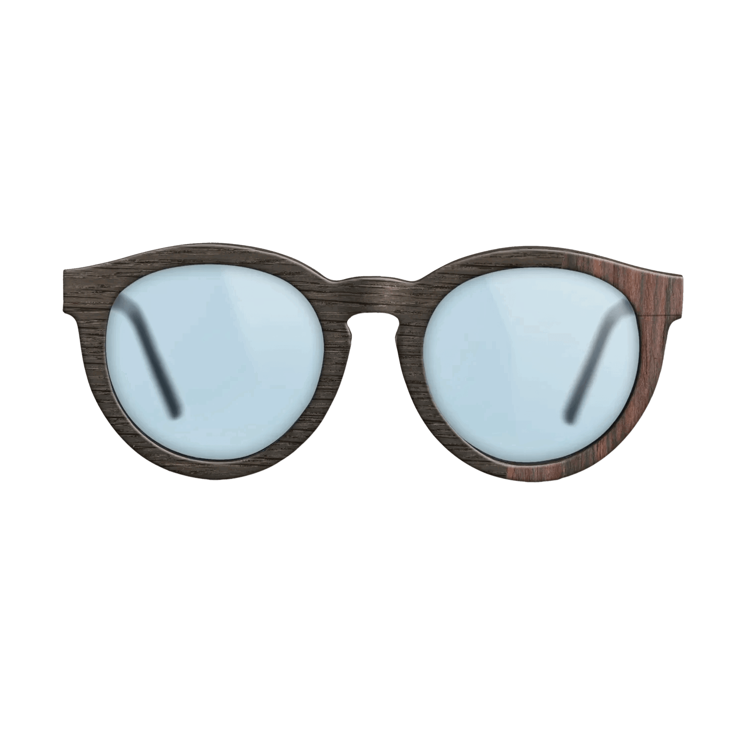 Fumed Oak,Walnut: Straight Grain: Bauhaus - The Rebel - Round - 1877 - SIRIS wood optic