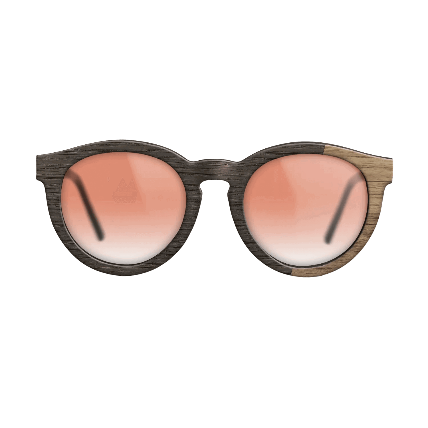 Fumed Oak,Walnut: Straight Grain: Bauhaus - The Rebel - Round - 882 - SIRIS wood optic