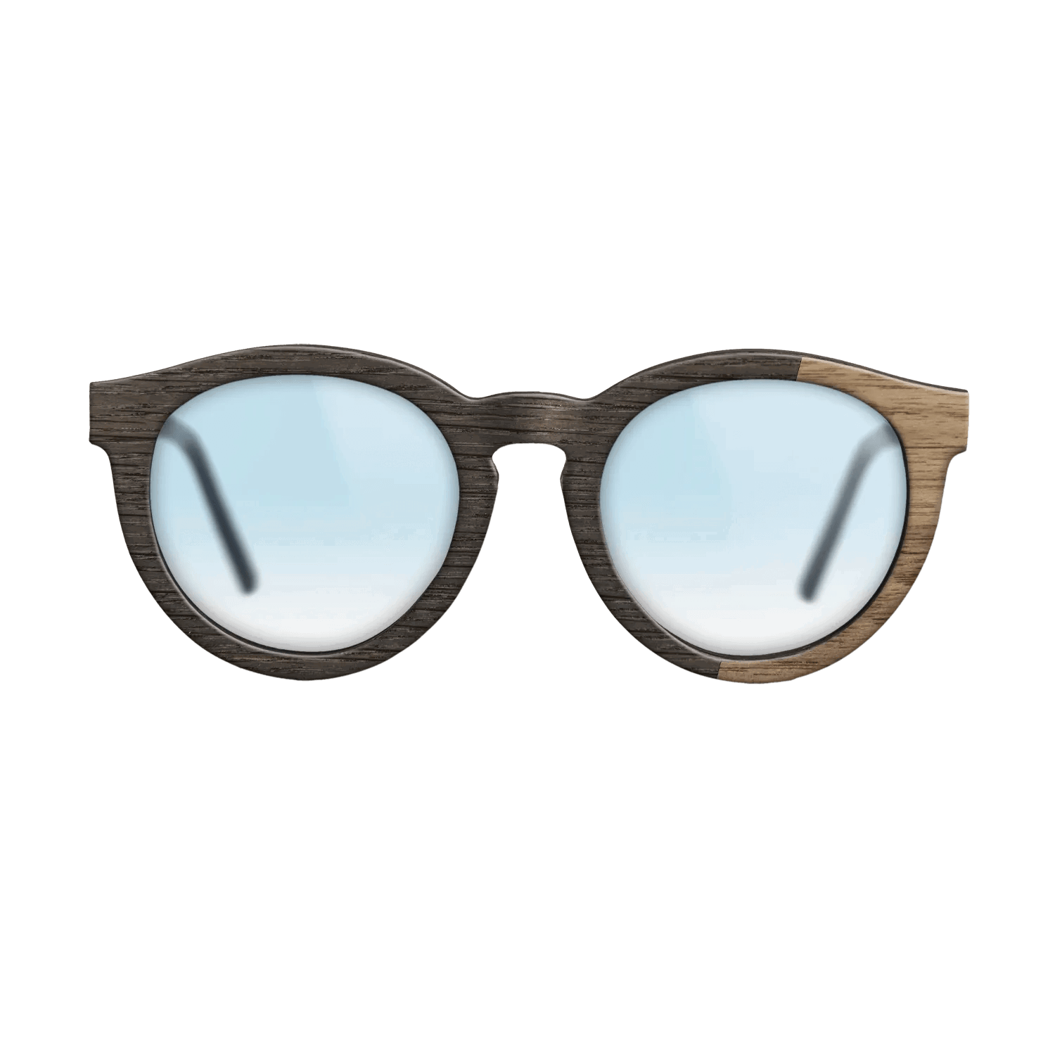 Fumed Oak,Walnut: Straight Grain: Bauhaus - The Rebel - Round - 882 - SIRIS wood optic