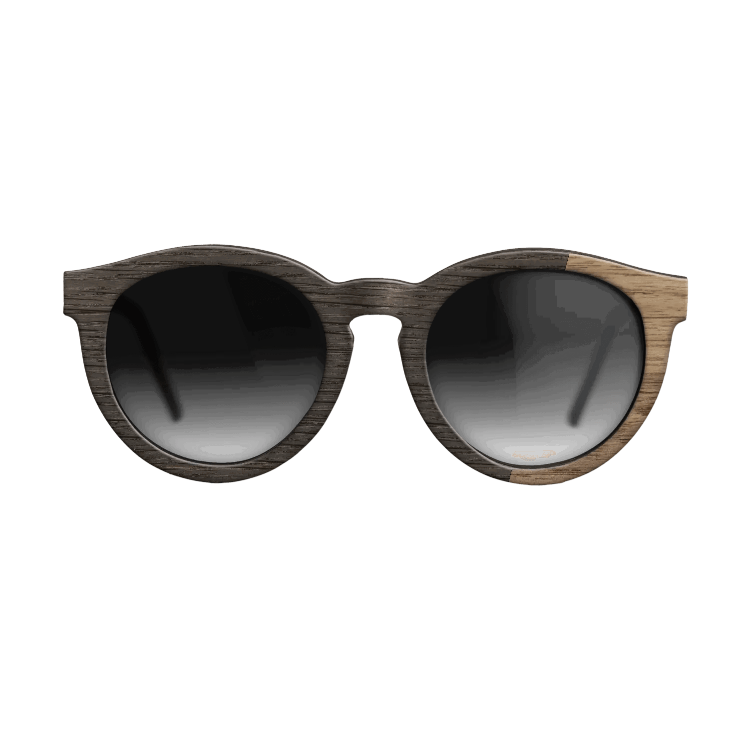 Fumed Oak,Walnut: Straight Grain: Bauhaus - The Rebel - Round - 882 - SIRIS wood optic