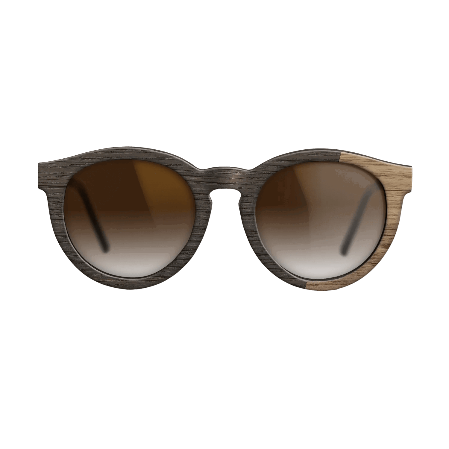 Fumed Oak,Walnut: Straight Grain: Bauhaus - The Rebel - Round - 882 - SIRIS wood optic