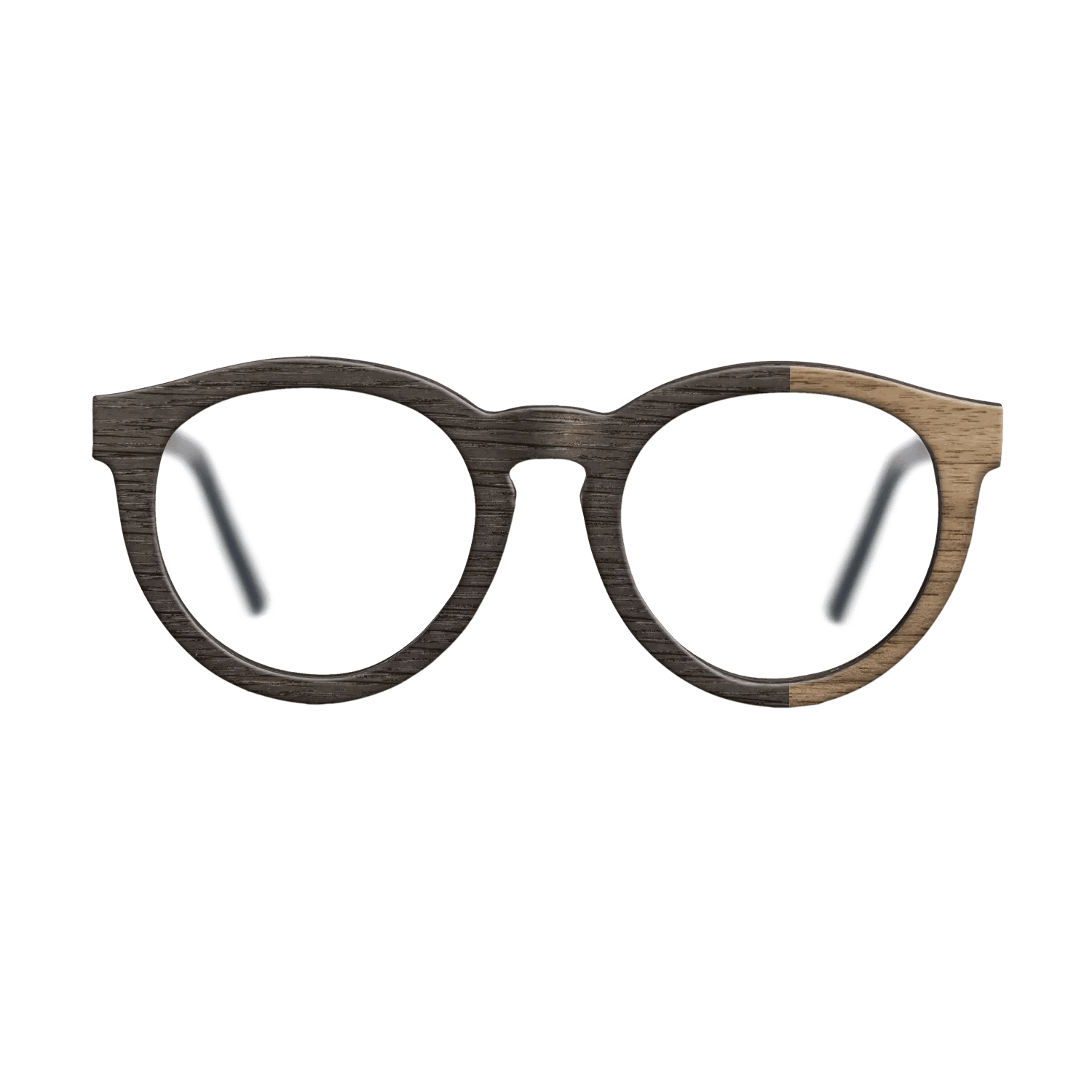 Fumed Oak,Walnut: Straight Grain: Bauhaus - The Rebel - Round - SIRIS wood optic