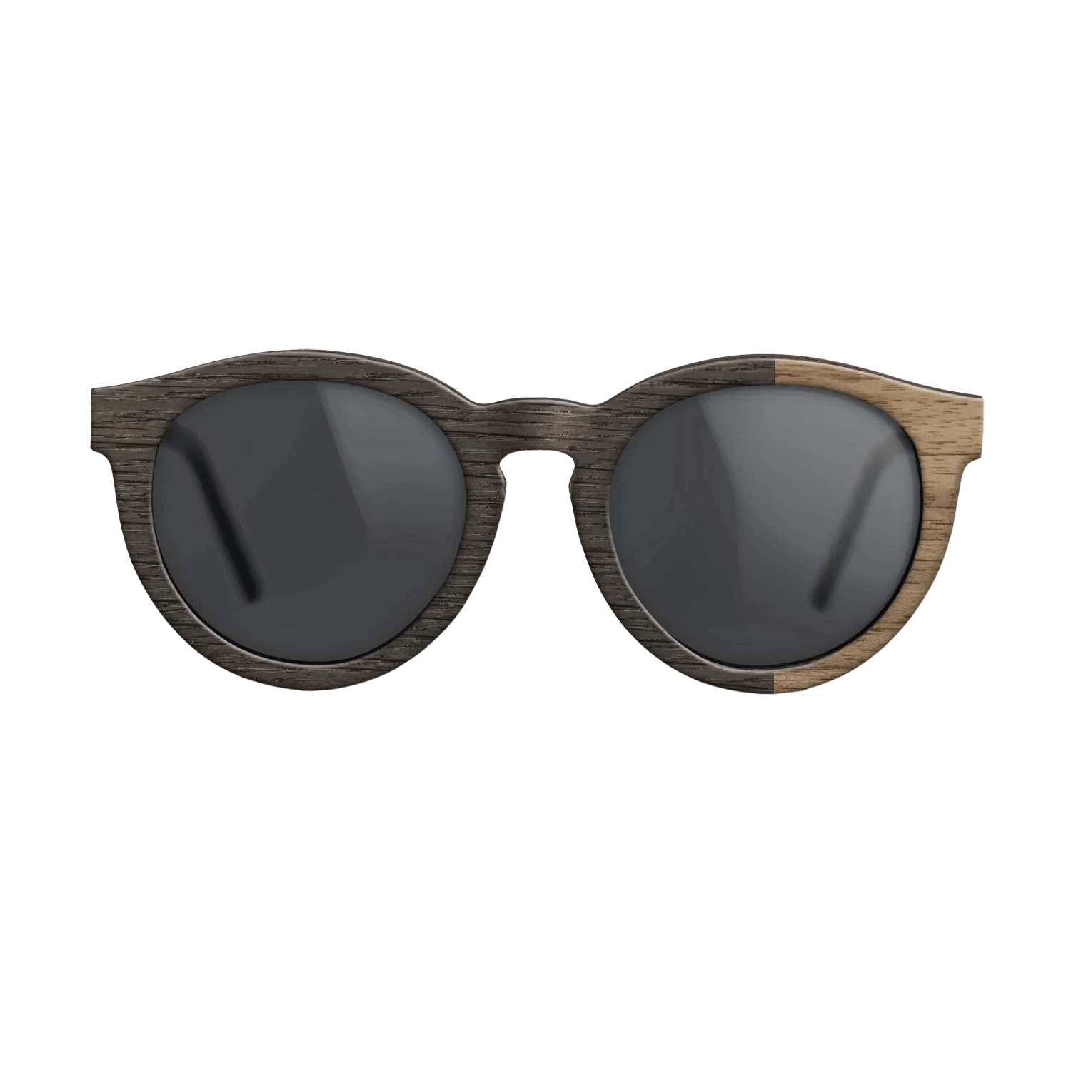 Fumed Oak,Walnut: Straight Grain: Bauhaus - The Rebel - Round - SIRIS wood optic