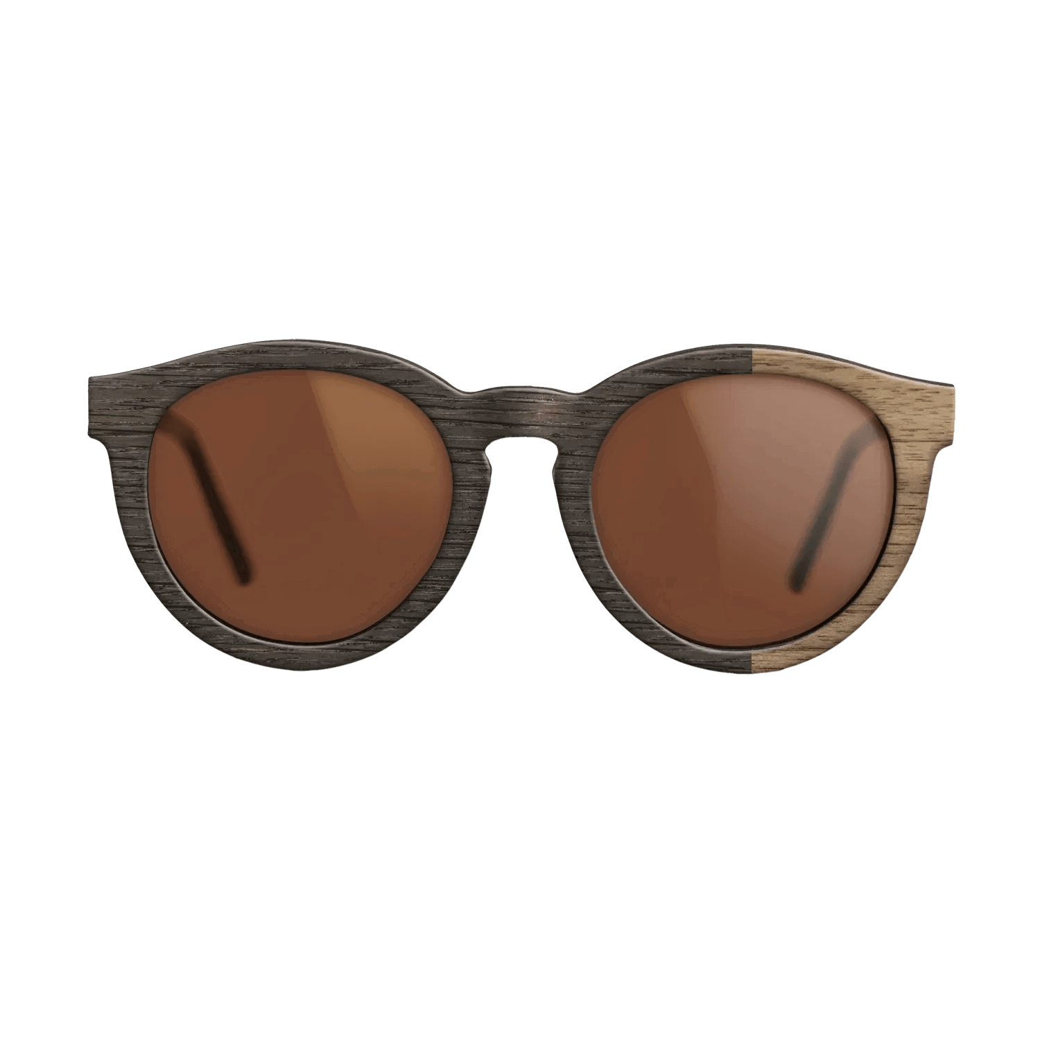 Fumed Oak,Walnut: Straight Grain: Bauhaus - The Rebel - Round - SIRIS wood optic