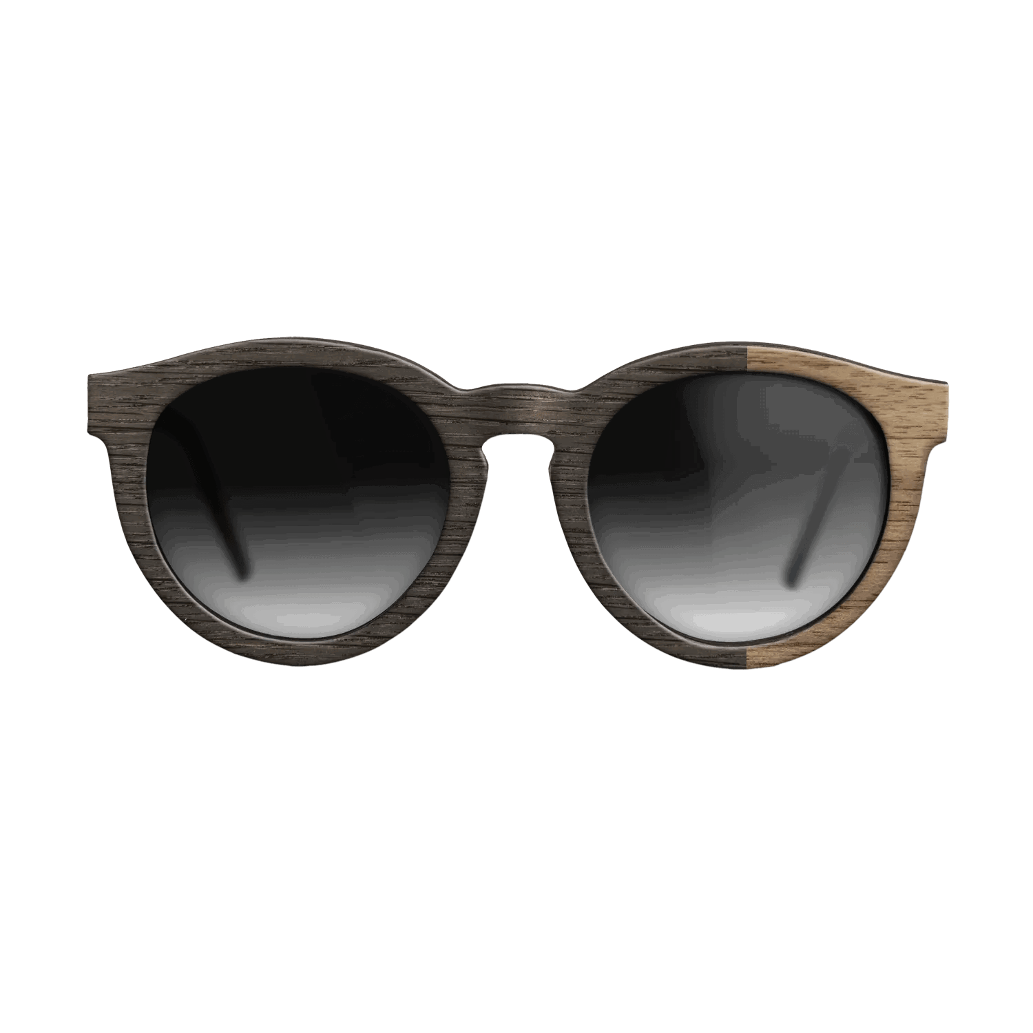Fumed Oak,Walnut: Straight Grain: Bauhaus - The Rebel - Round - SIRIS wood optic