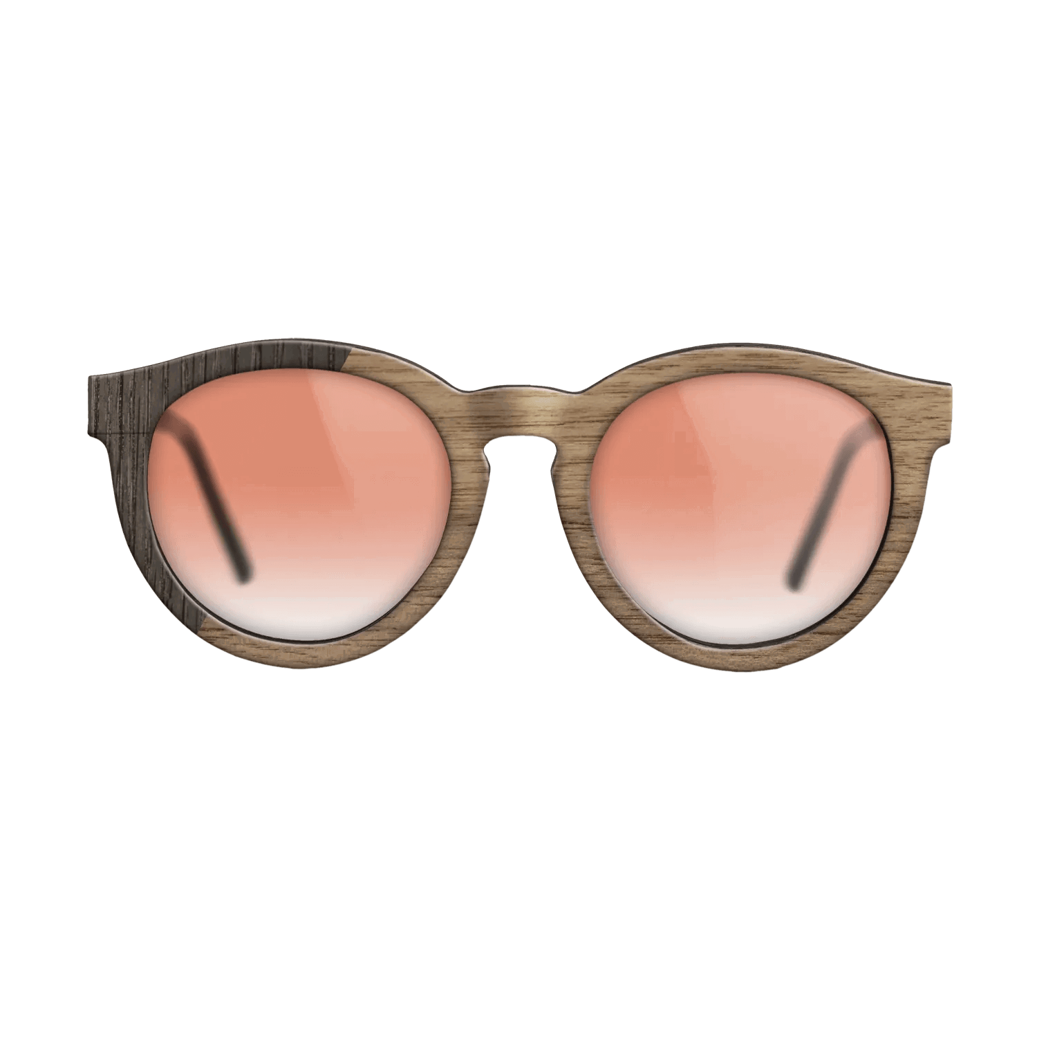 Fumed Oak,Walnut: Straight Grain: Binary - The Rebel - Round - 949 - SIRIS wood optic