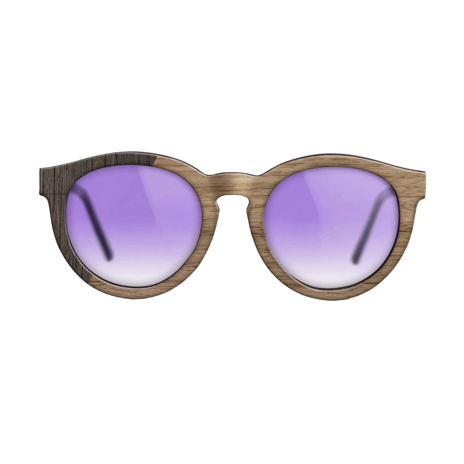 Fumed Oak,Walnut: Straight Grain: Binary - The Rebel - Round - 949 - SIRIS wood optic