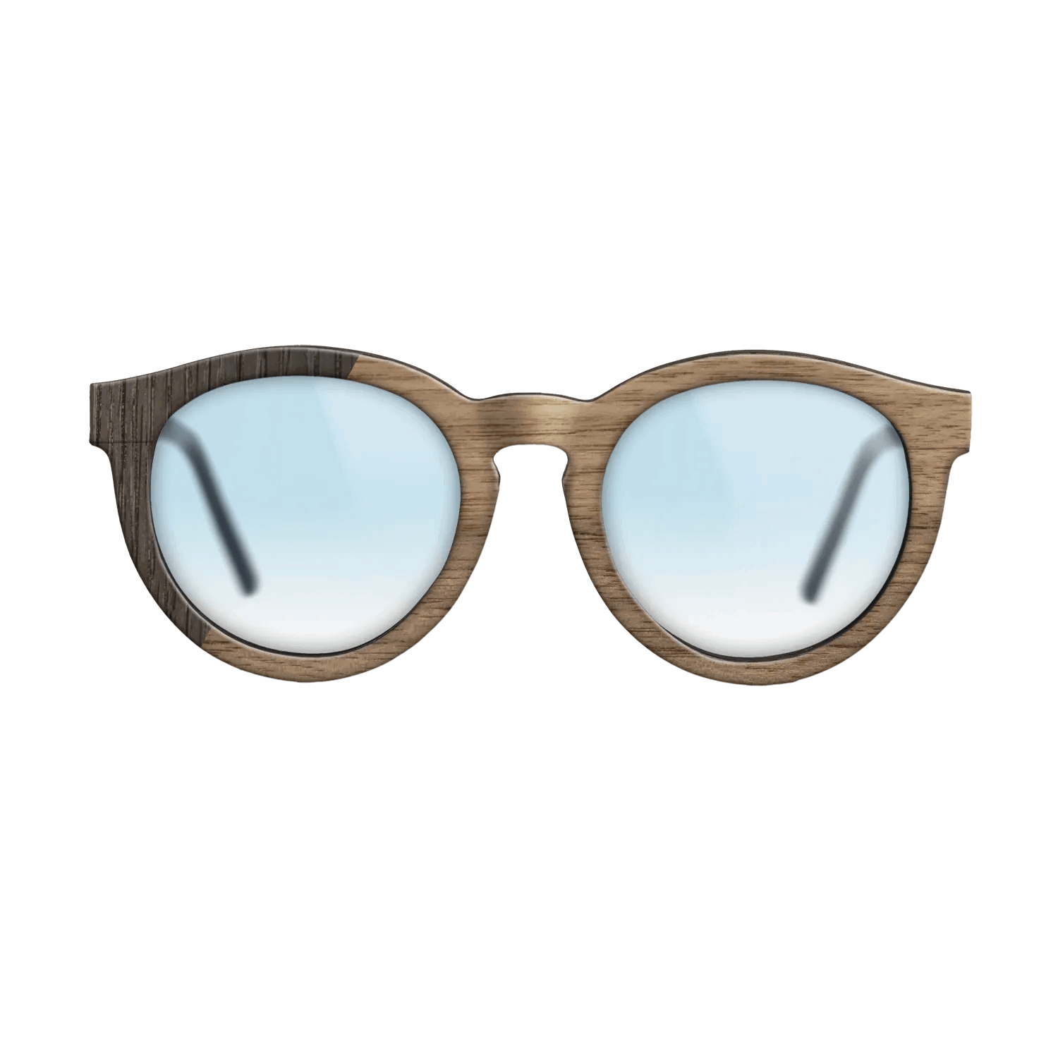 Fumed Oak,Walnut: Straight Grain: Binary - The Rebel - Round - 949 - SIRIS wood optic