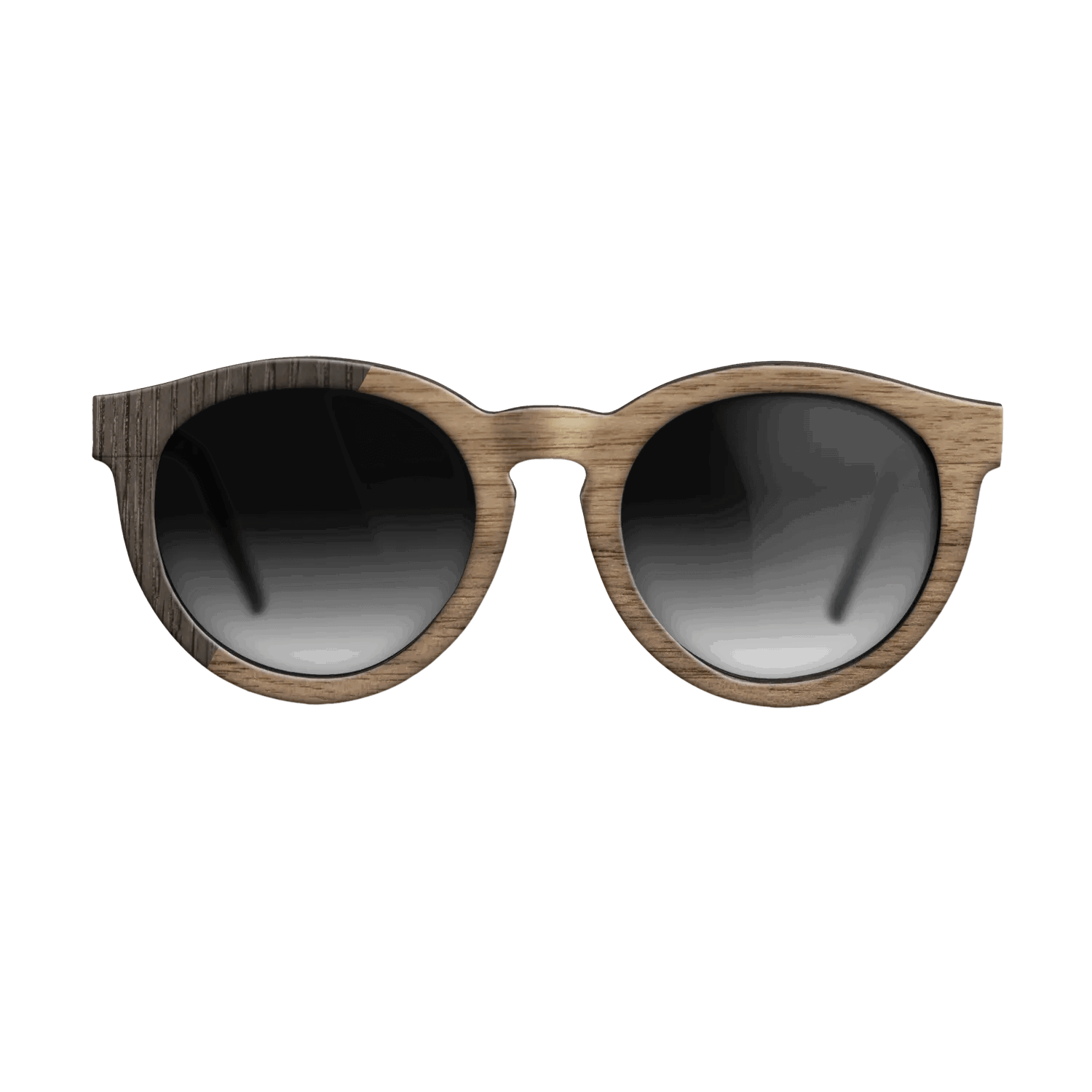 Fumed Oak,Walnut: Straight Grain: Binary - The Rebel - Round - 949 - SIRIS wood optic