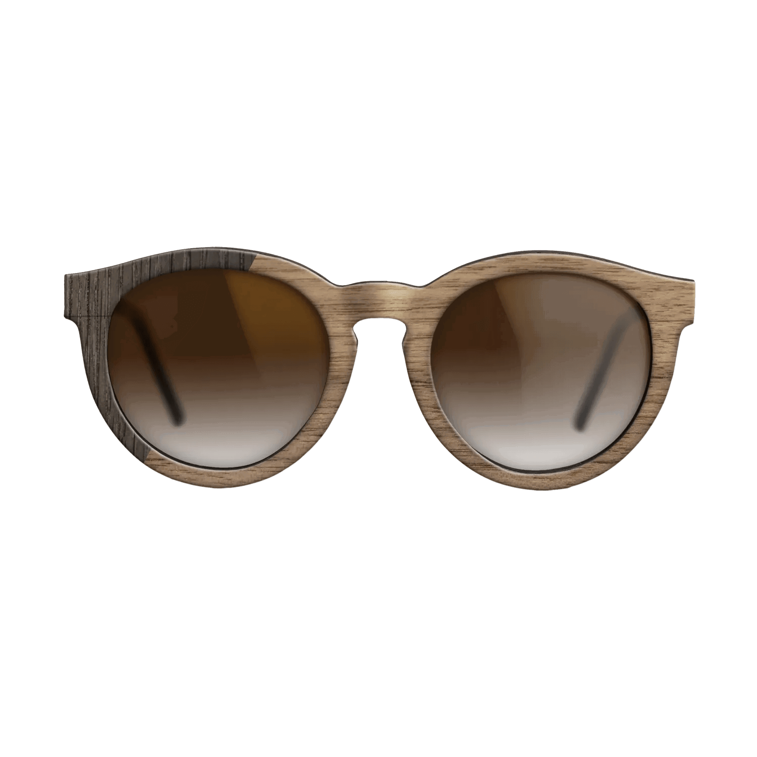 Fumed Oak,Walnut: Straight Grain: Binary - The Rebel - Round - 949 - SIRIS wood optic