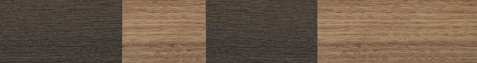 Fumed Oak,Walnut: Straight Grain: Binary - The Sage - Rectangle - SIRIS wood optic