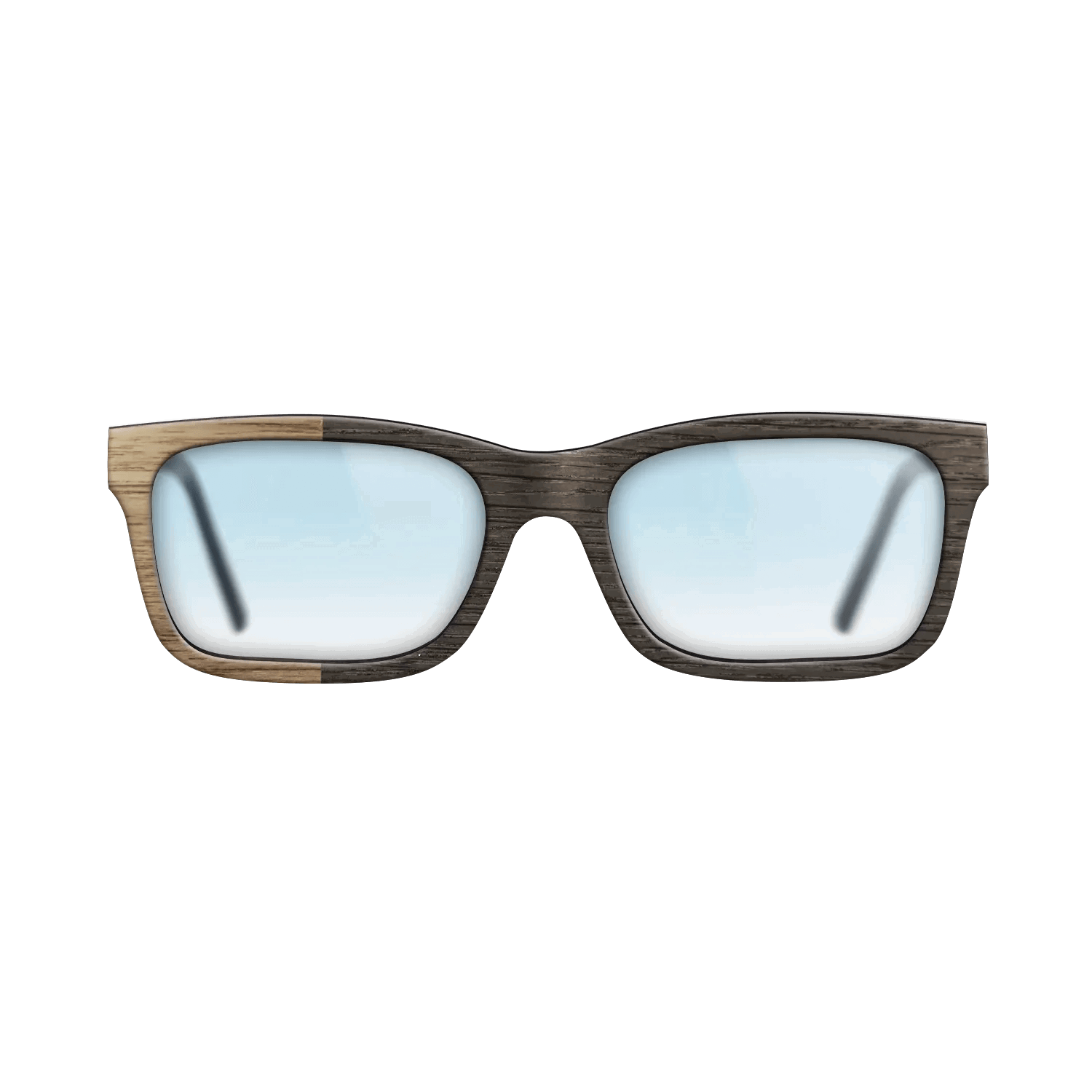 Fumed Oak,Walnut: Straight Grain: Binary - The Sage - Rectangle - SIRIS wood optic