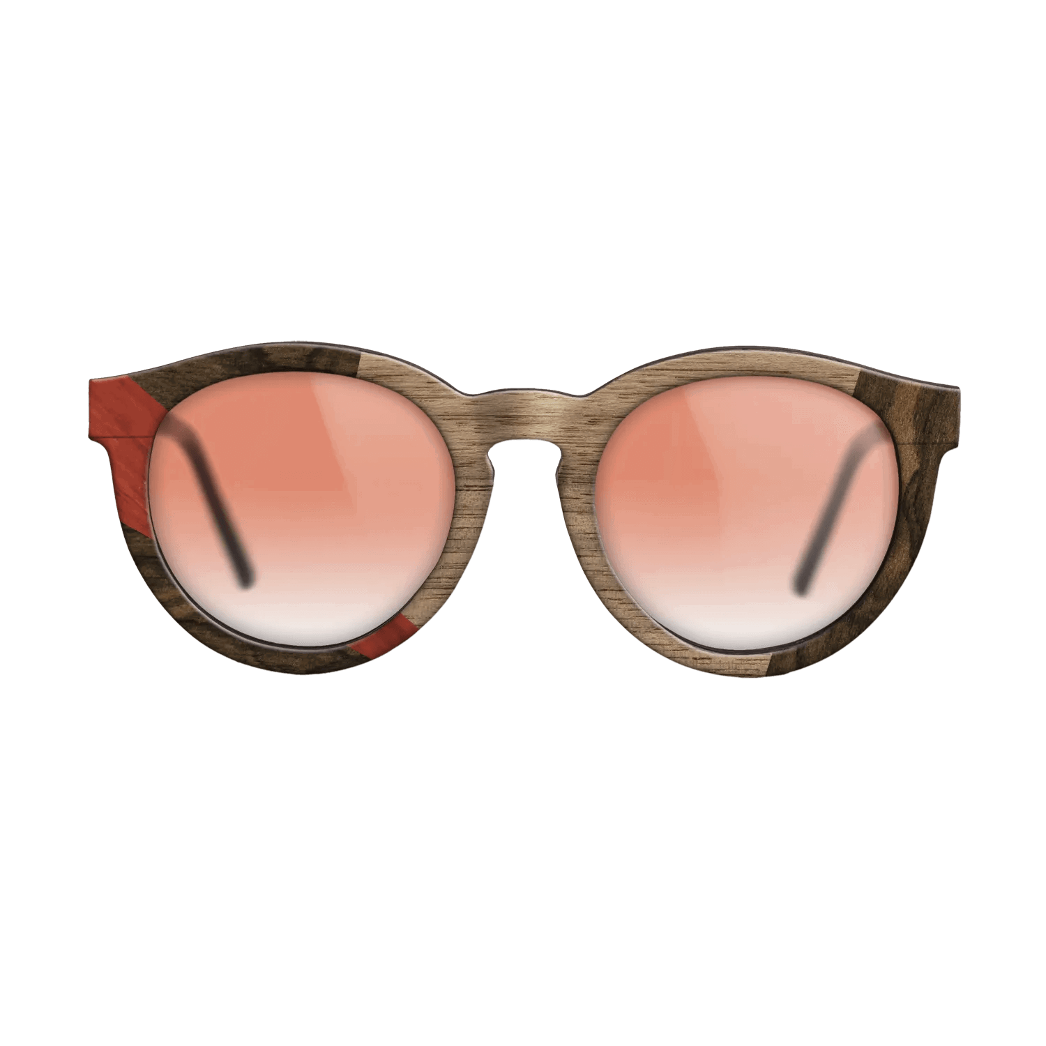 Fumed Oak,Walnut: Straight Grain,Bloodwood,Ziricote Dark Quartered: Wedge - The Rebel - Round - 746 - SIRIS wood optic