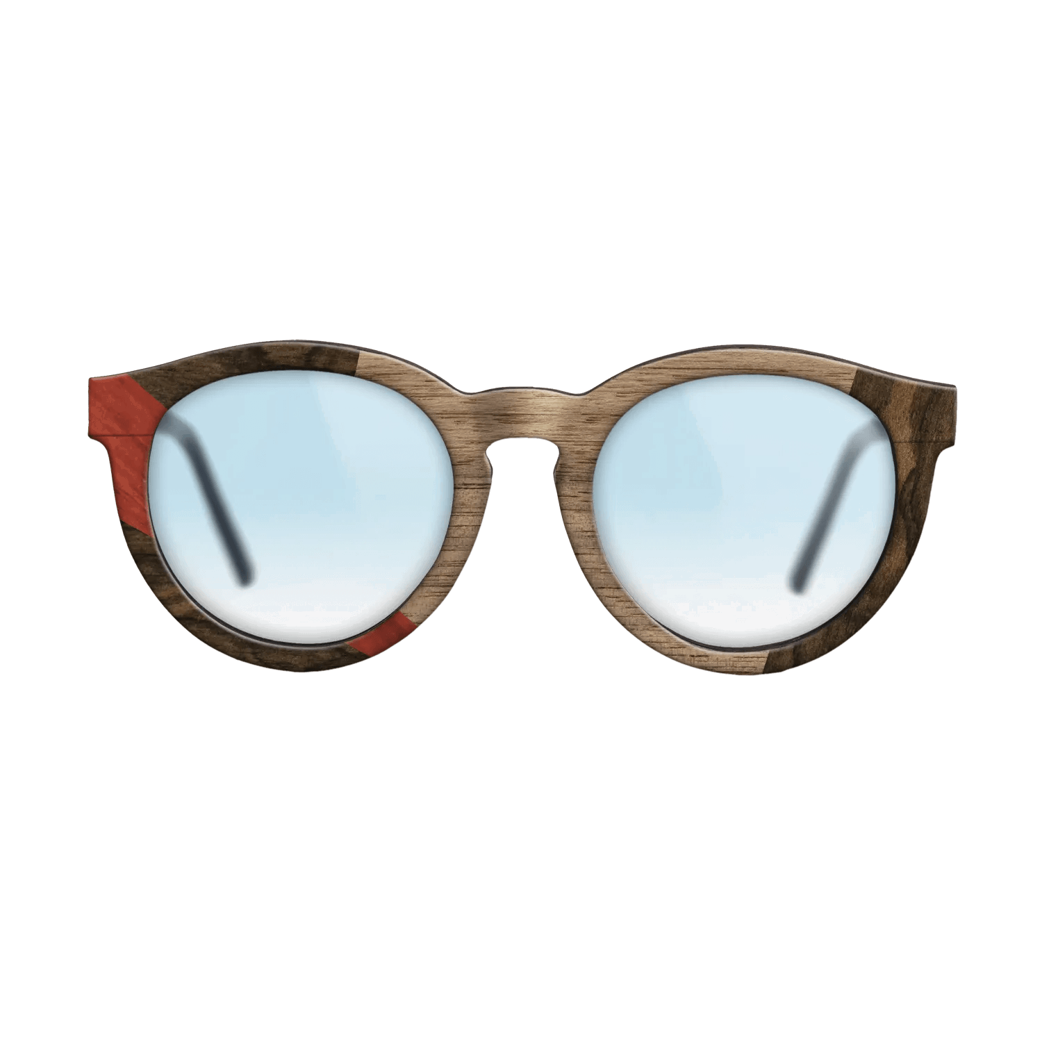 Fumed Oak,Walnut: Straight Grain,Bloodwood,Ziricote Dark Quartered: Wedge - The Rebel - Round - 746 - SIRIS wood optic