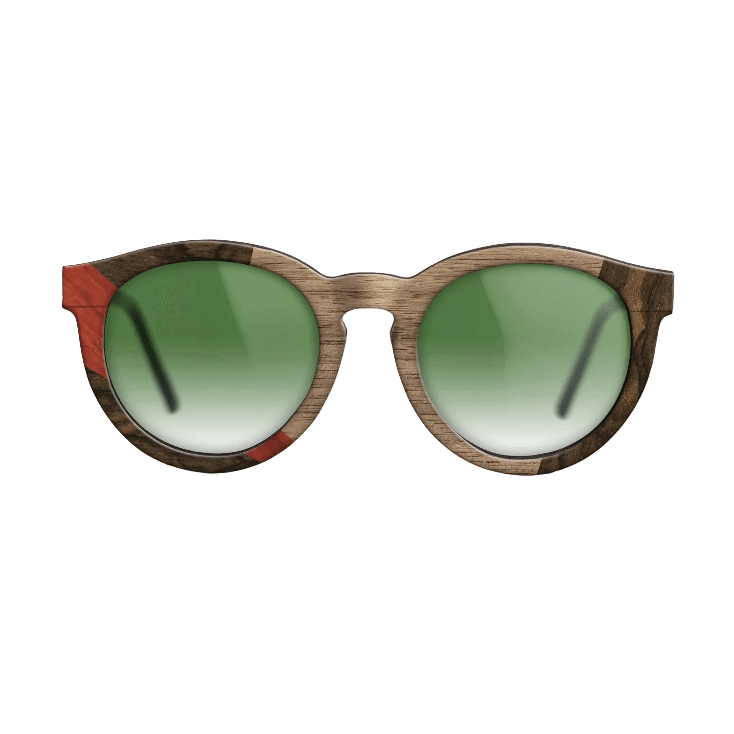 Fumed Oak,Walnut: Straight Grain,Bloodwood,Ziricote Dark Quartered: Wedge - The Rebel - Round - 746 - SIRIS wood optic