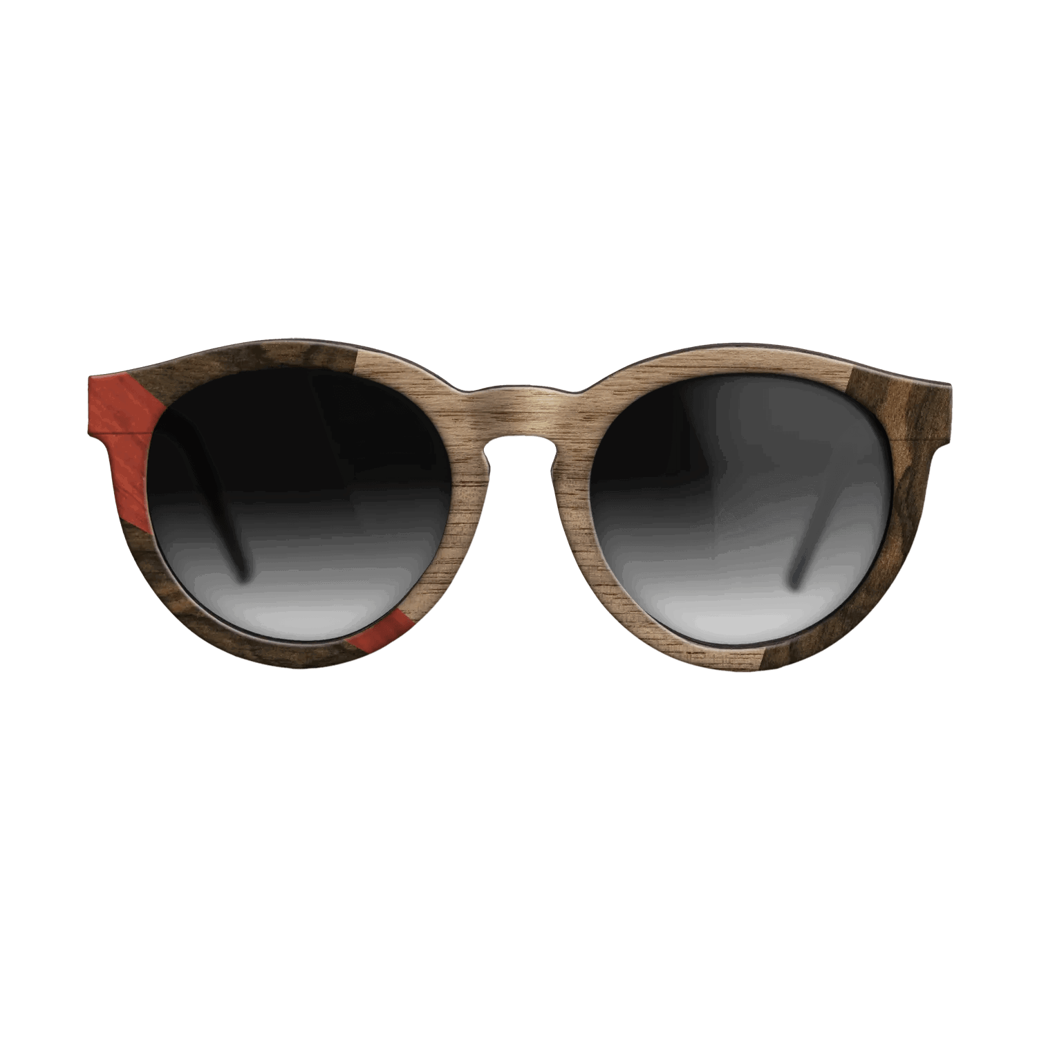 Fumed Oak,Walnut: Straight Grain,Bloodwood,Ziricote Dark Quartered: Wedge - The Rebel - Round - 746 - SIRIS wood optic