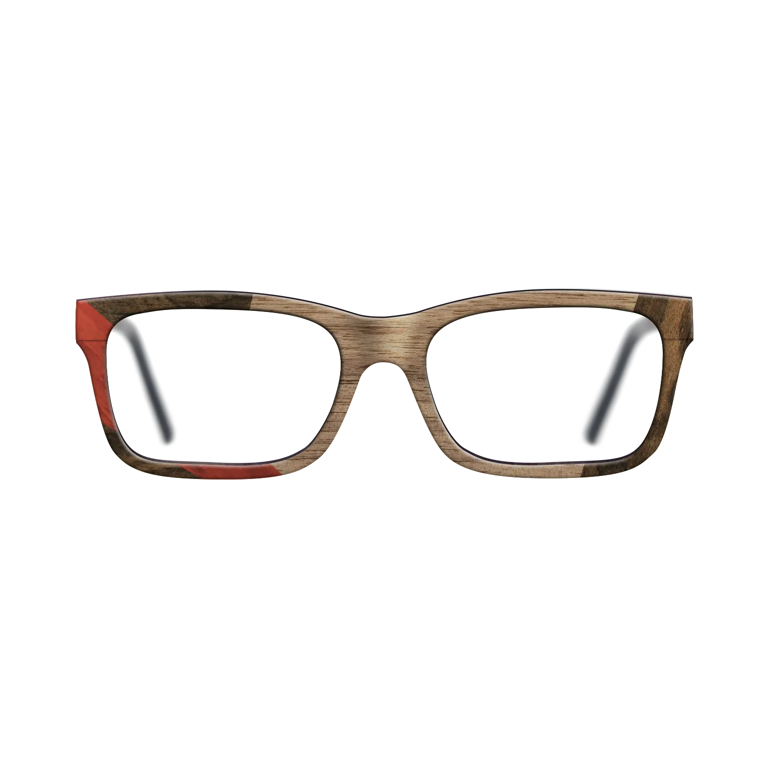 Fumed Oak,Walnut: Straight Grain,Bloodwood,Ziricote Dark Quartered: Wedge - The Sage - Rectangle - 746 - SIRIS wood optic