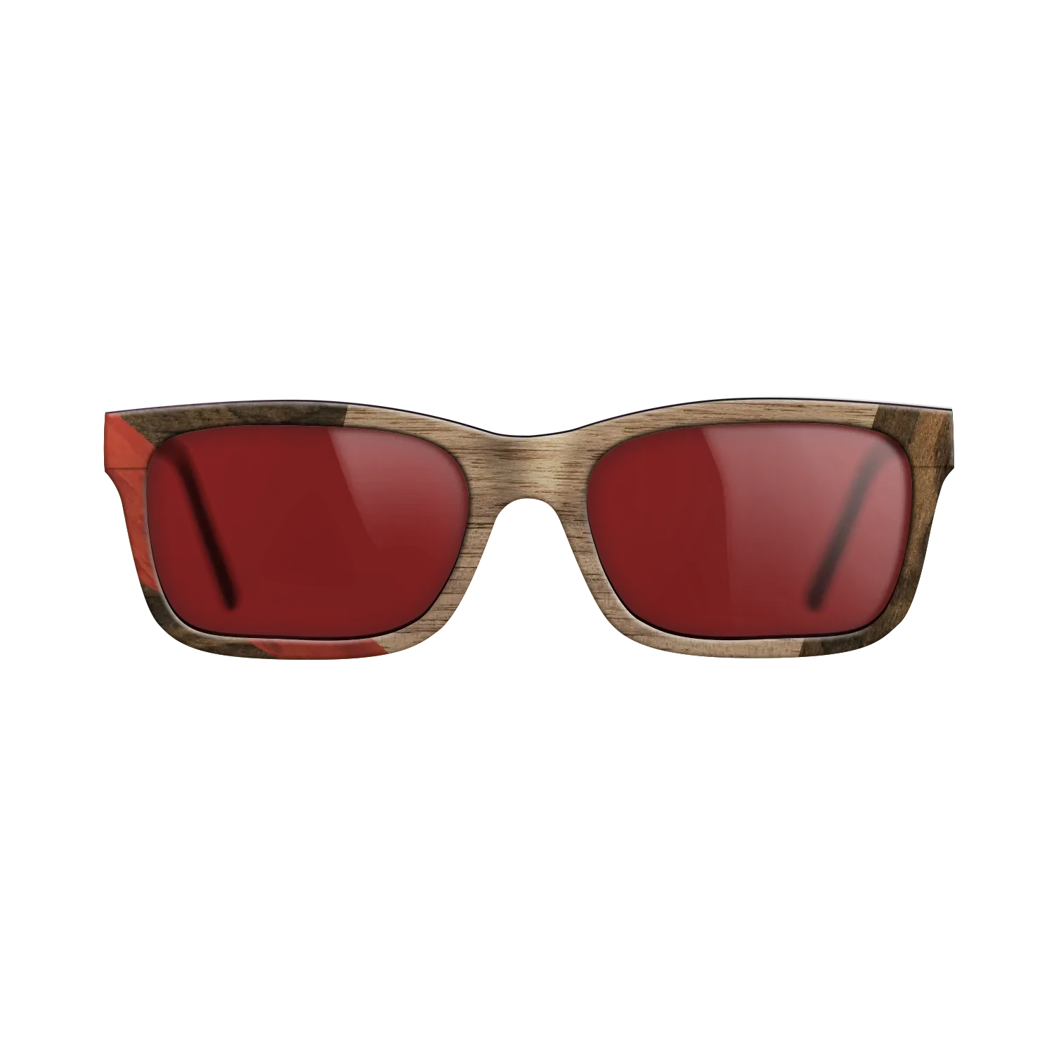 Fumed Oak,Walnut: Straight Grain,Bloodwood,Ziricote Dark Quartered: Wedge - The Sage - Rectangle - 746 - SIRIS wood optic