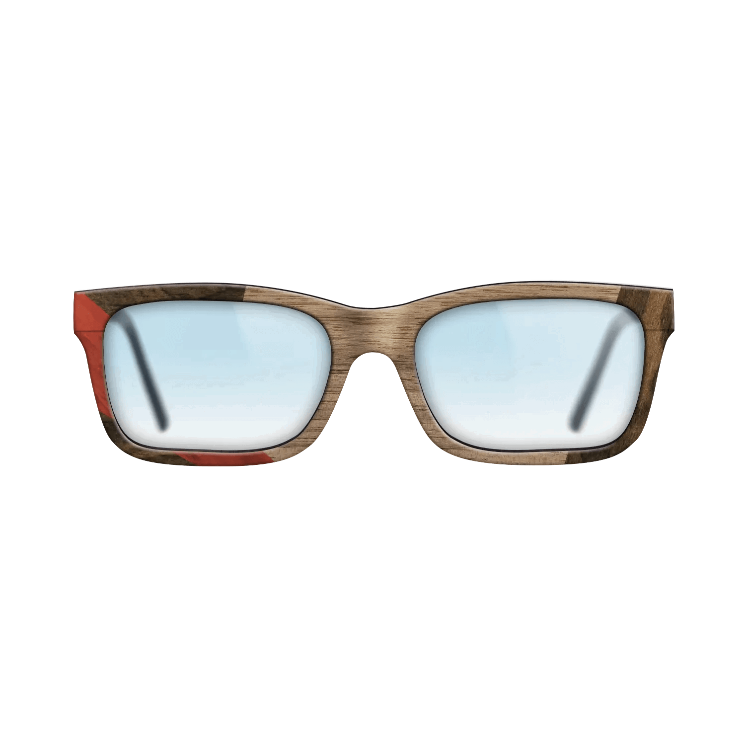 Fumed Oak,Walnut: Straight Grain,Bloodwood,Ziricote Dark Quartered: Wedge - The Sage - Rectangle - 746 - SIRIS wood optic