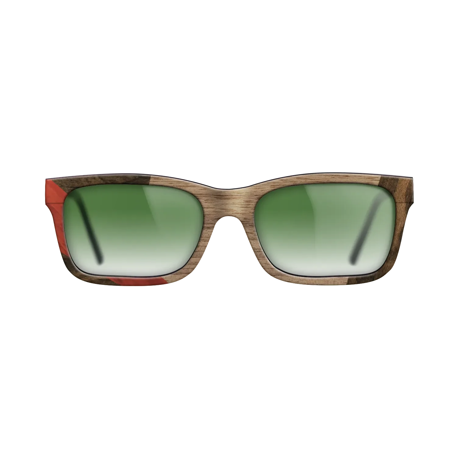 Fumed Oak,Walnut: Straight Grain,Bloodwood,Ziricote Dark Quartered: Wedge - The Sage - Rectangle - 746 - SIRIS wood optic