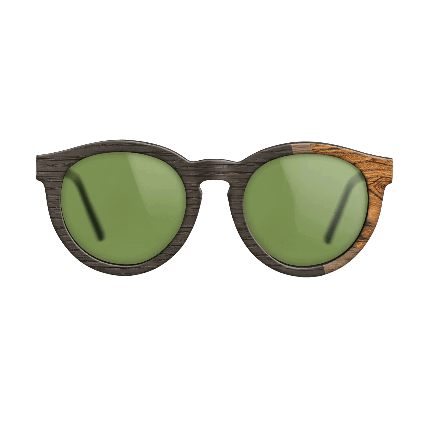 Fumed Oak,Walnut: Straight Grain,Bocote: Angle Cut - The Rebel - Round - SIRIS wood optic