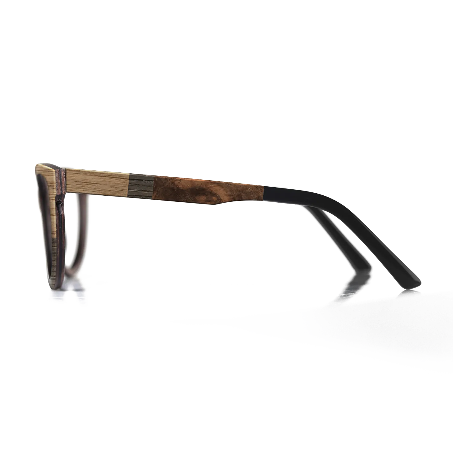 Fumed Oak,Walnut: Straight Grain: Cubic Cuts - The Maiden - Cat - SIRIS wood optic