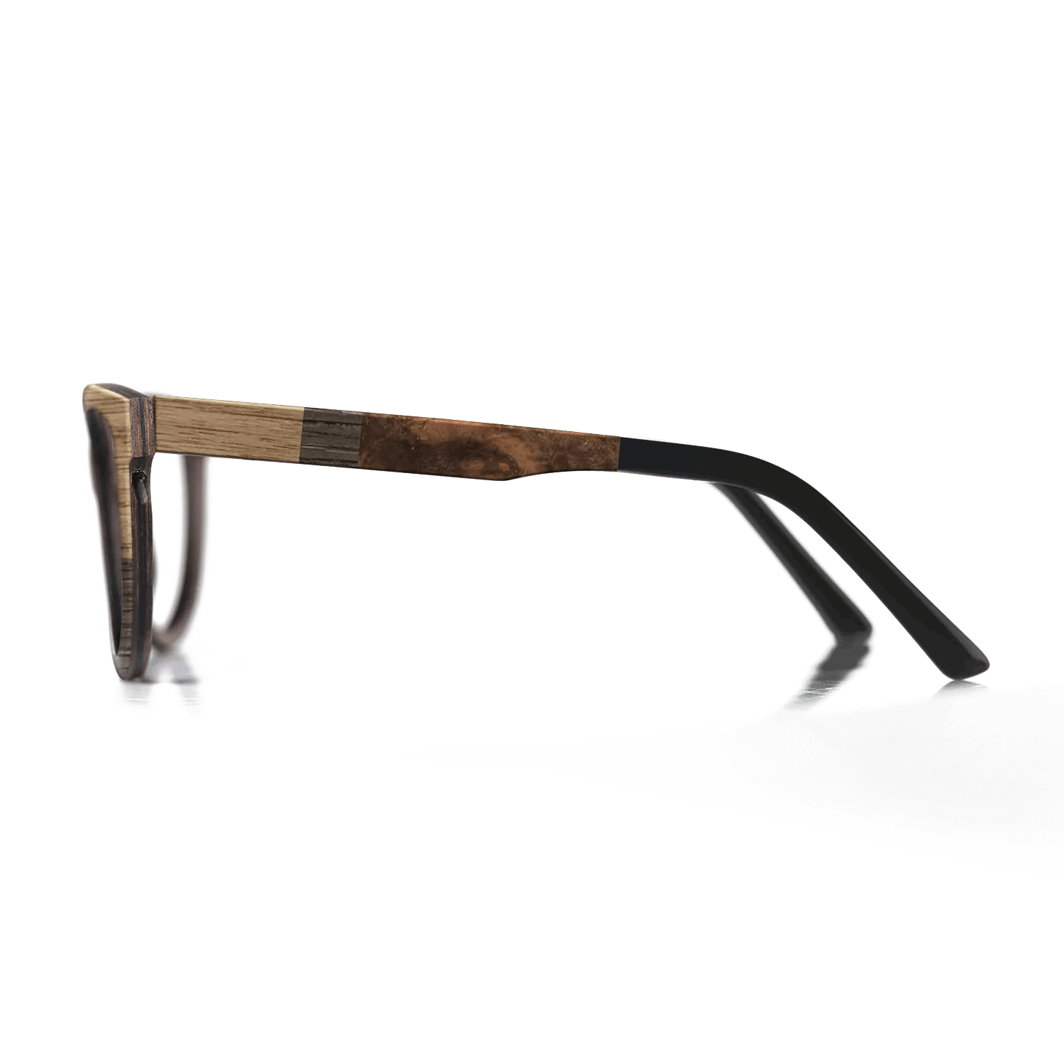 Fumed Oak,Walnut: Straight Grain: Cubic Cuts - The Rebel - Round - SIRIS wood optic