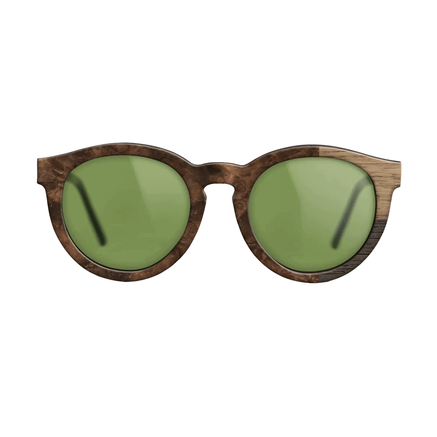 Fumed Oak,Walnut: Straight Grain: Cubic Cuts - The Rebel - Round - SIRIS wood optic