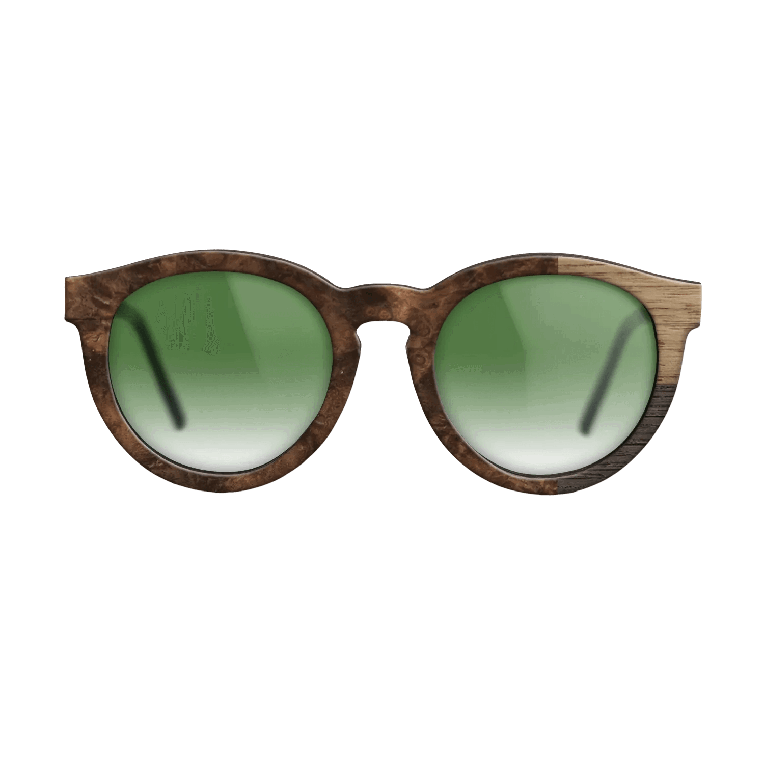 Fumed Oak,Walnut: Straight Grain: Cubic Cuts - The Rebel - Round - SIRIS wood optic