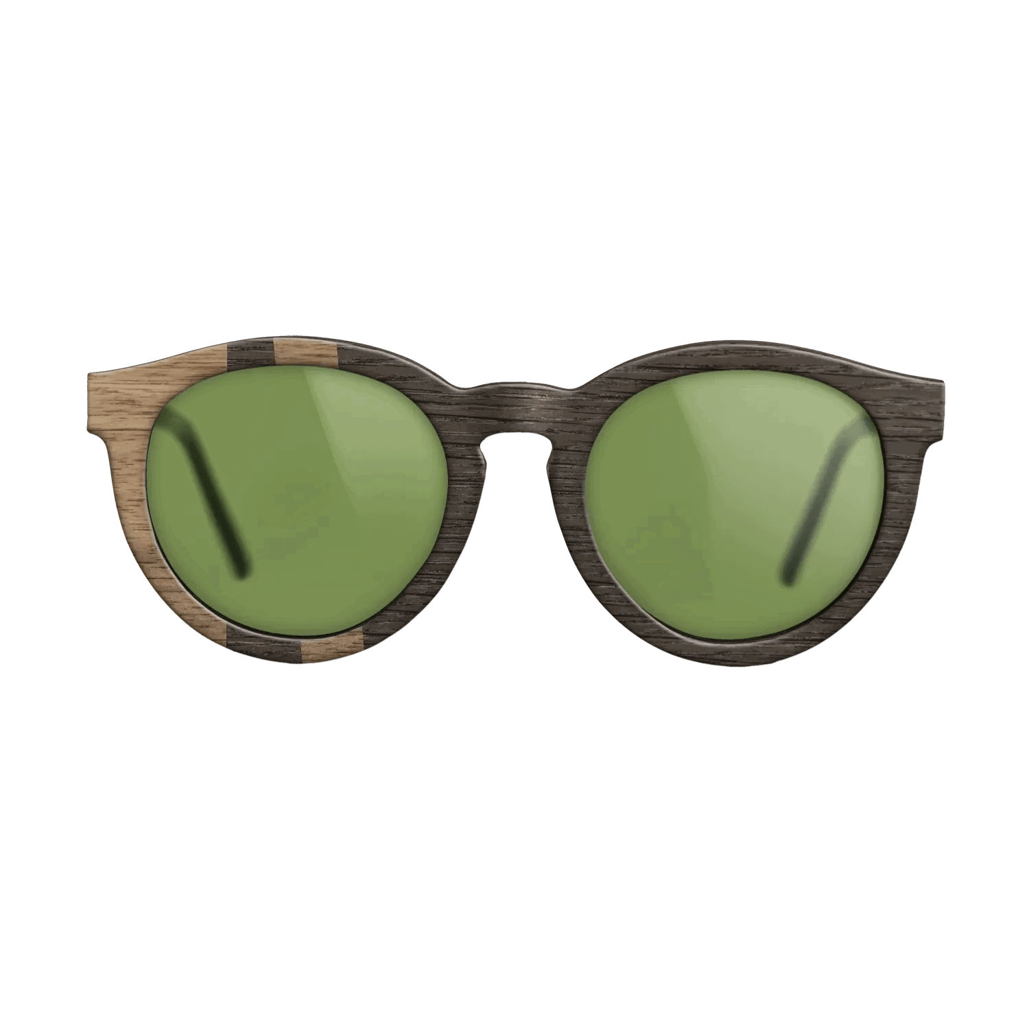 Fumed Oak,Walnut: Straight Grain: Geometric - The Rebel - Round - SIRIS wood optic