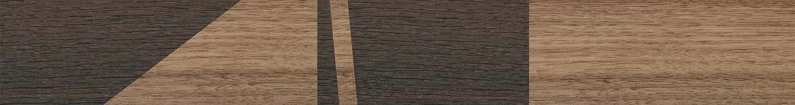Fumed Oak,Walnut: Straight Grain: Geometric - The Sage - Rectangle - SIRIS wood optic