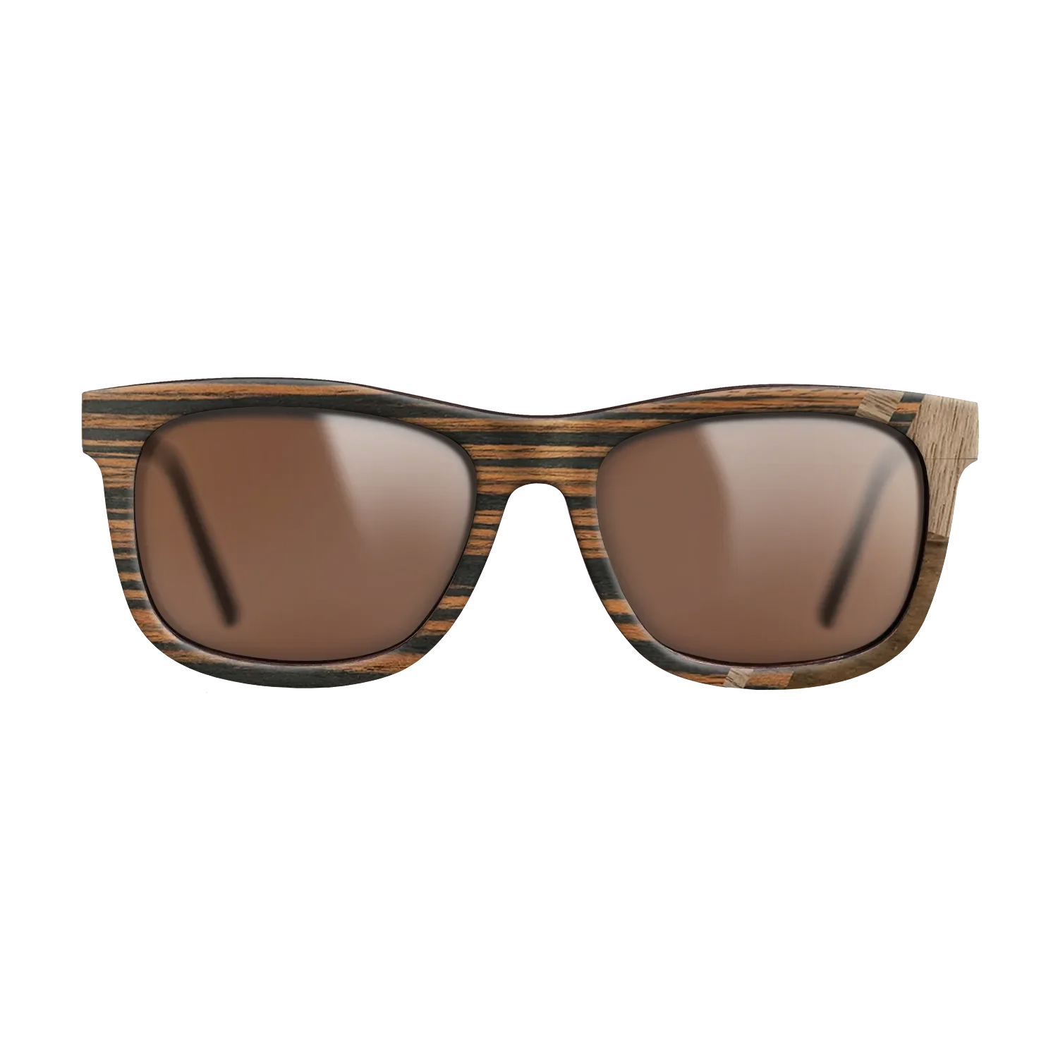 Fumed Oak,Walnut: Straight Grain,Italian Ebony,Ziricote Dark Quartered: Mosaic - The Hero - Square - 1694 - SIRIS wood optic