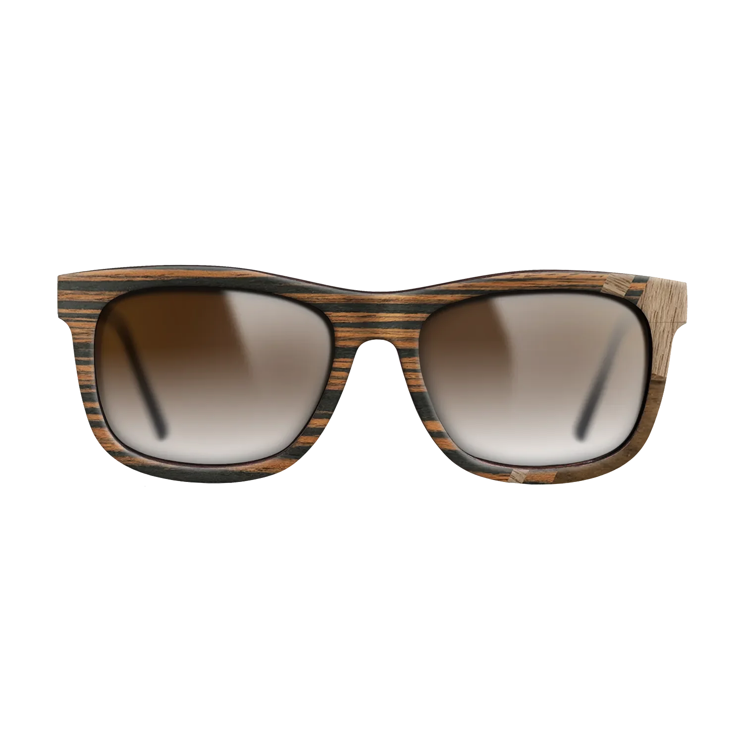 Fumed Oak,Walnut: Straight Grain,Italian Ebony,Ziricote Dark Quartered: Mosaic - The Hero - Square - 1694 - SIRIS wood optic