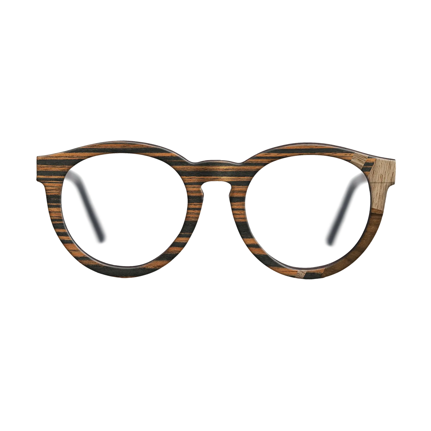 Fumed Oak,Walnut: Straight Grain,Italian Ebony,Ziricote Dark Quartered: Mosaic - The Rebel - Round - 1694 - SIRIS wood optic