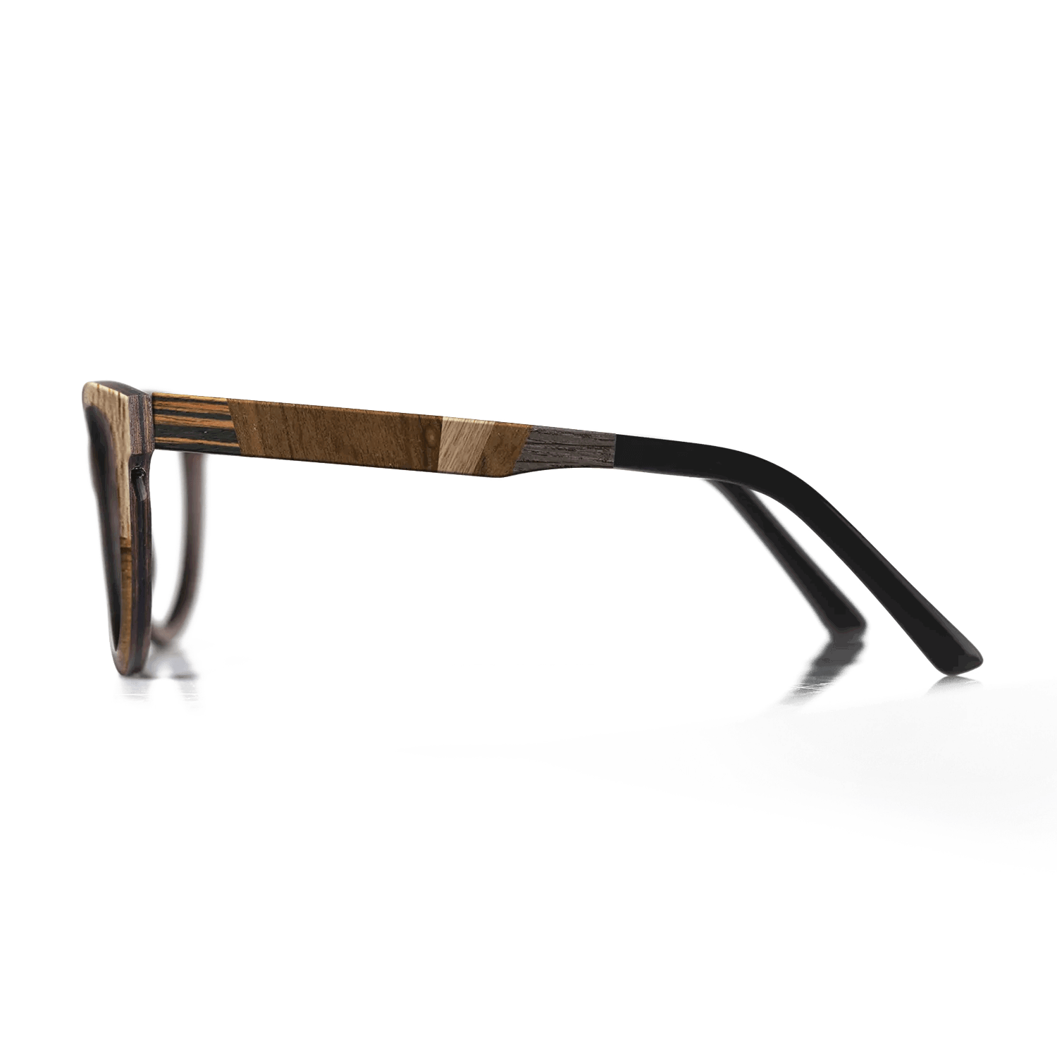 Fumed Oak,Walnut: Straight Grain,Italian Ebony,Ziricote Dark Quartered: Mosaic - The Rebel - Round - 1694 - SIRIS wood optic