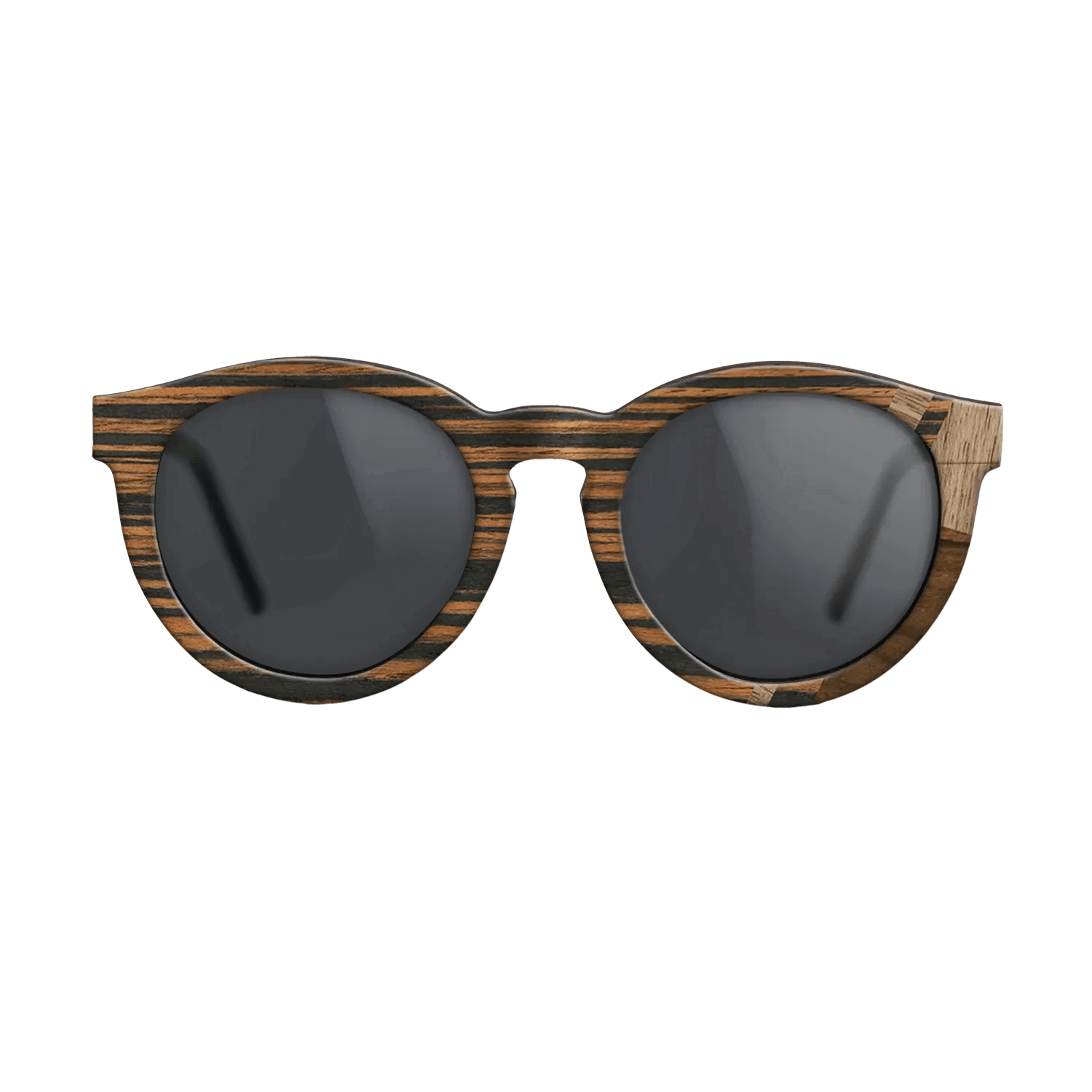 Fumed Oak,Walnut: Straight Grain,Italian Ebony,Ziricote Dark Quartered: Mosaic - The Rebel - Round - 1694 - SIRIS wood optic