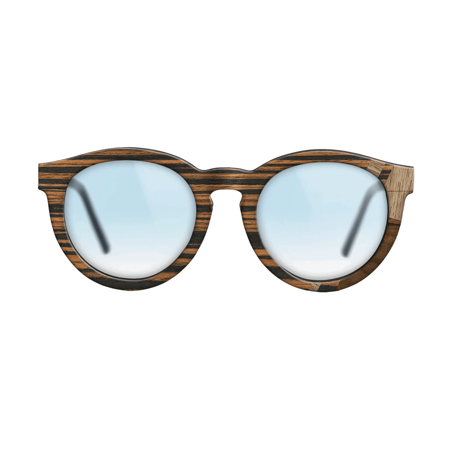Fumed Oak,Walnut: Straight Grain,Italian Ebony,Ziricote Dark Quartered: Mosaic - The Rebel - Round - 1694 - SIRIS wood optic