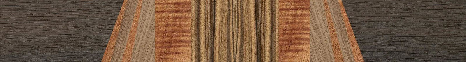 Fumed Oak,Walnut: Straight Grain,Koa,Louro Preto: Recursive - The Sage - Rectangle - 979 - SIRIS wood optic