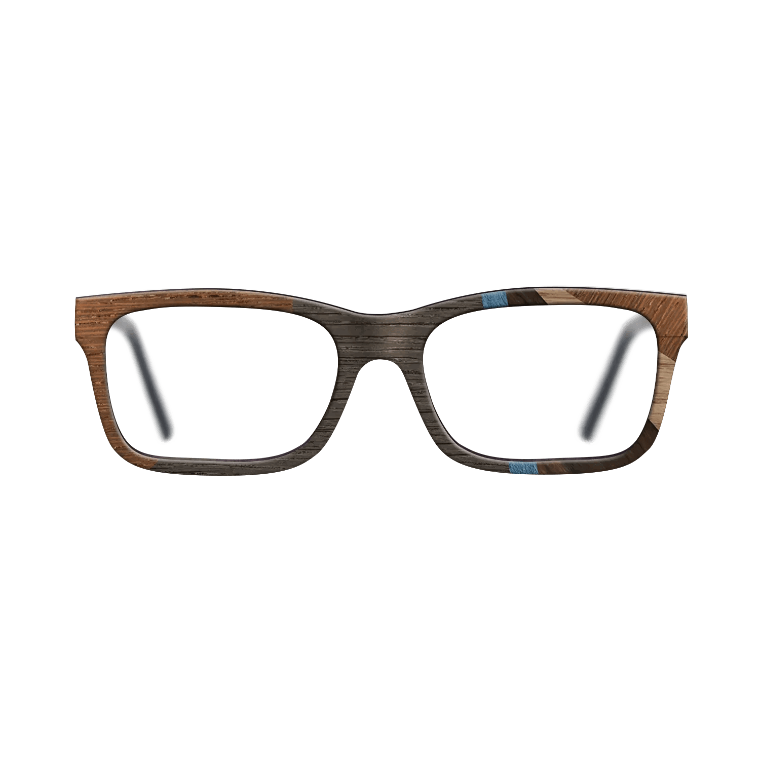 Fumed Oak,Walnut: Straight Grain,Poplar Dyed: Blue Denim,Wenge,Fumed Eucalyptus: Fractal - The Sage - Rectangle - 1187 - SIRIS wood optic