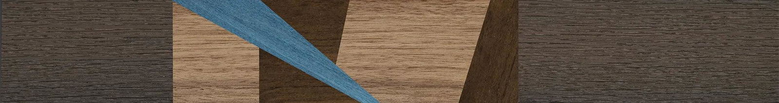 Fumed Oak,Walnut: Straight Grain,Poplar Dyed: Blue Denim,Ziricote Dark Quartered: Wedge - The Maiden - Cat - 1976 - SIRIS wood optic