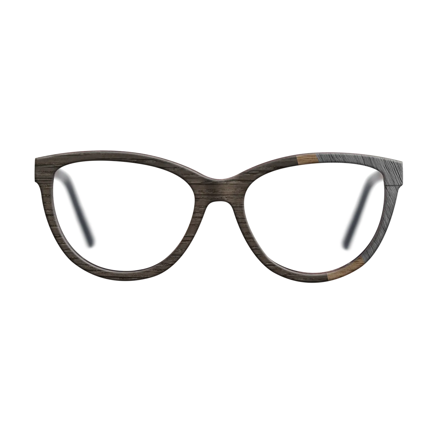 Fumed Oak,Walnut: Straight Grain,Poplar Dyed: Grey: Angle Cut - The Maiden - Cat - SIRIS wood optic