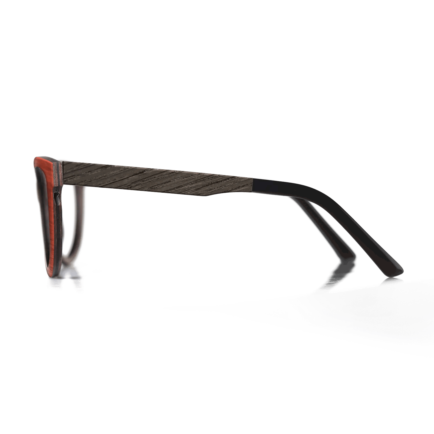 Fumed Oak,Walnut: Straight Grain,Poplar Dyed: Red: Angle Cut - The Hero - Square - 2019 - SIRIS wood optic