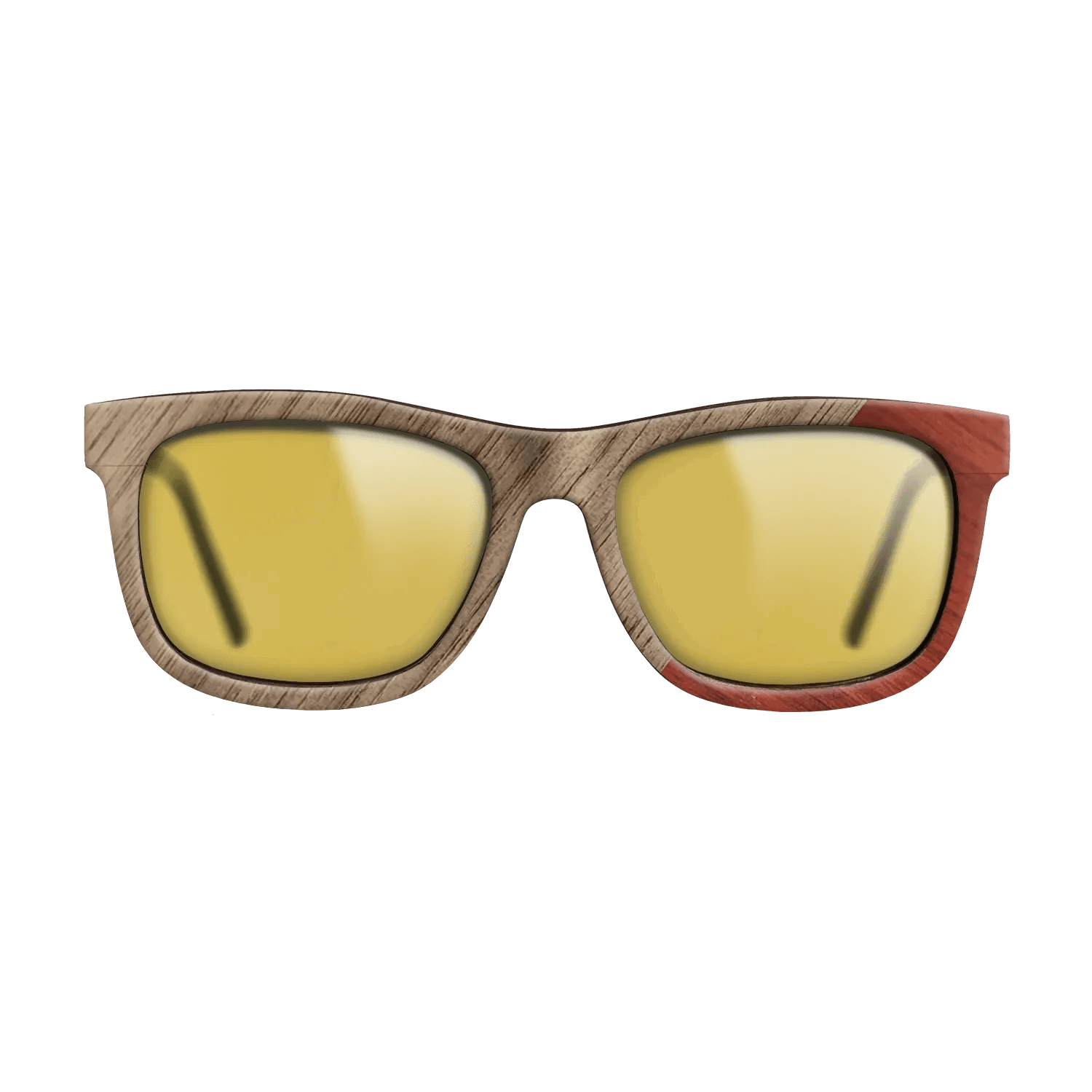 Fumed Oak,Walnut: Straight Grain,Poplar Dyed: Red: Angle Cut - The Hero - Square - 2019 - SIRIS wood optic