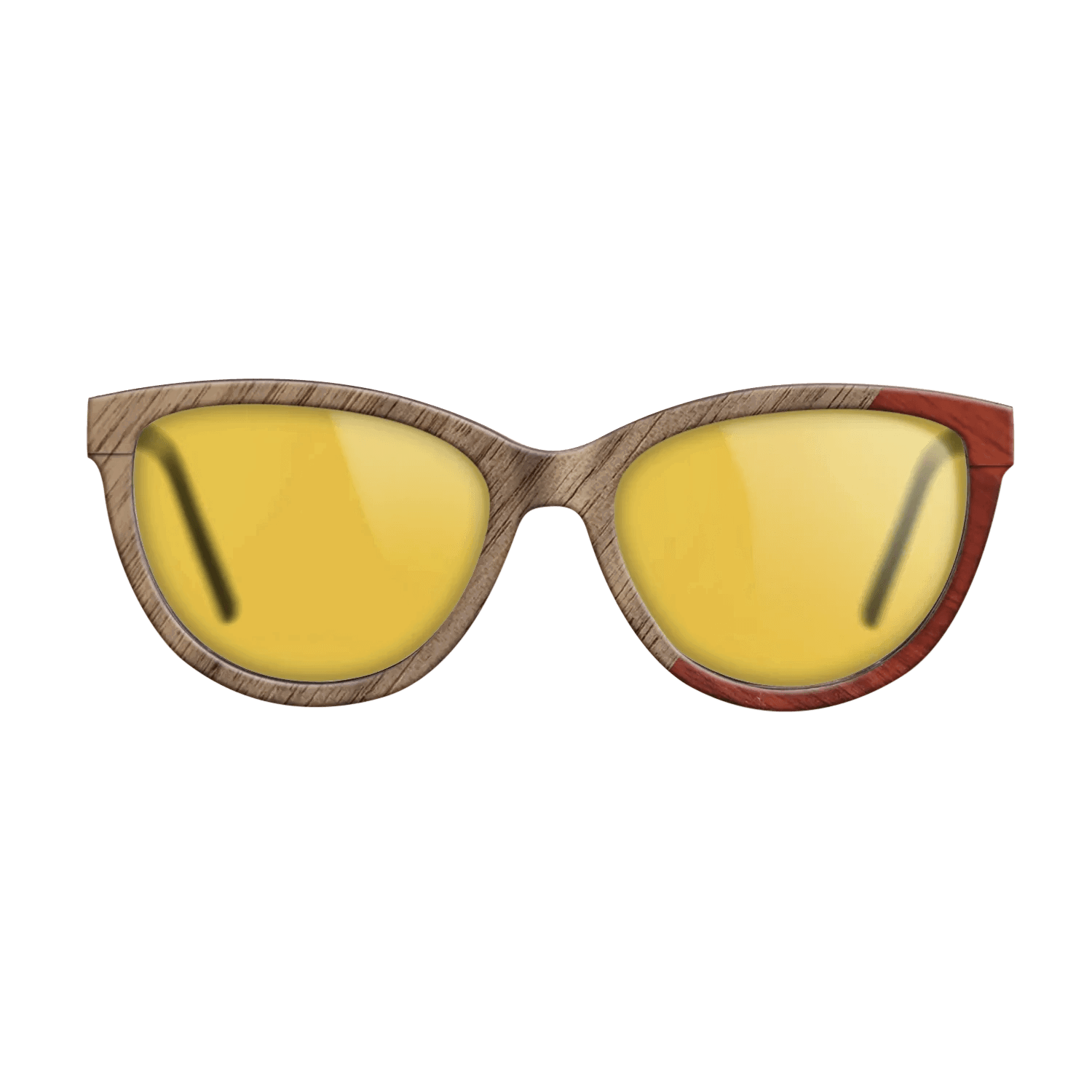 Fumed Oak,Walnut: Straight Grain,Poplar Dyed: Red: Angle Cut - The Maiden - Cat - 2019 - SIRIS wood optic