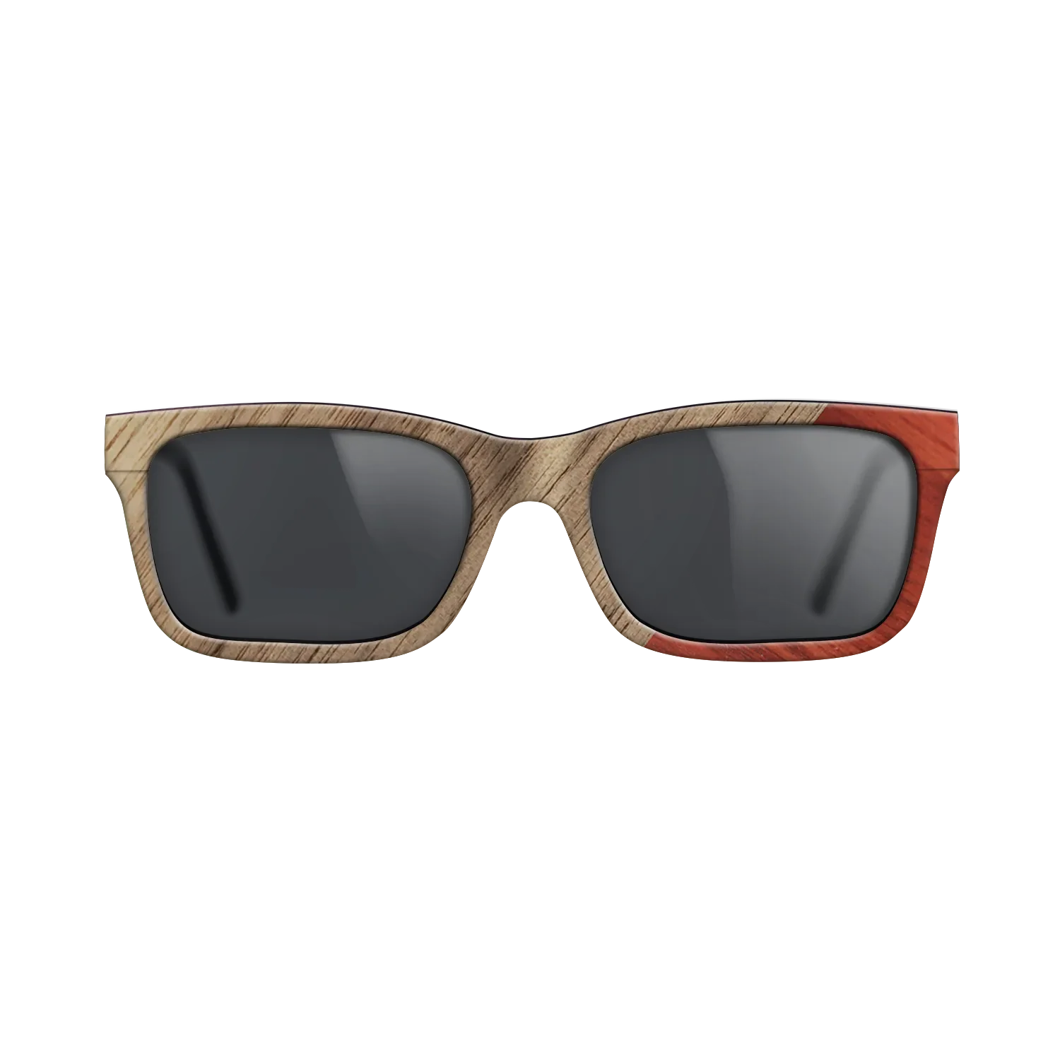 Fumed Oak,Walnut: Straight Grain,Poplar Dyed: Red: Angle Cut - The Sage - Rectangle - 2019 - SIRIS wood optic